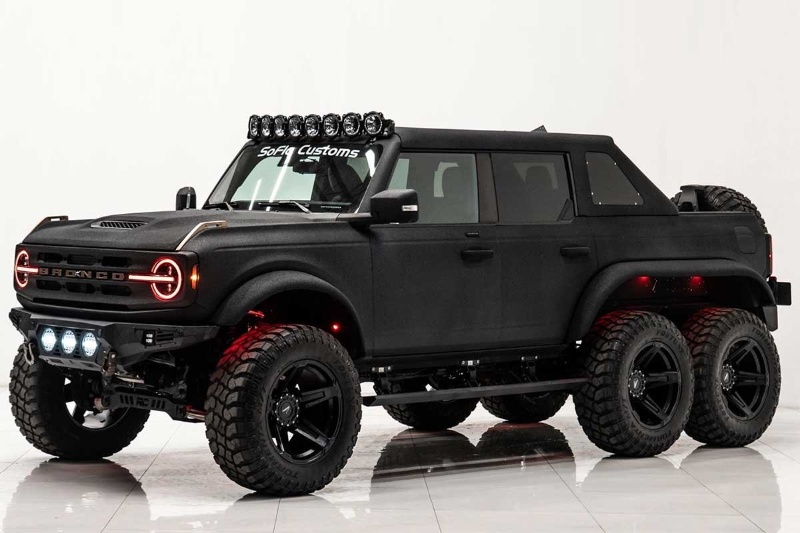 اسب سیاه آخرالزمان؛ مدل سفارشی فورد برانکو با طراحی دلهره‌آور رونمایی شد