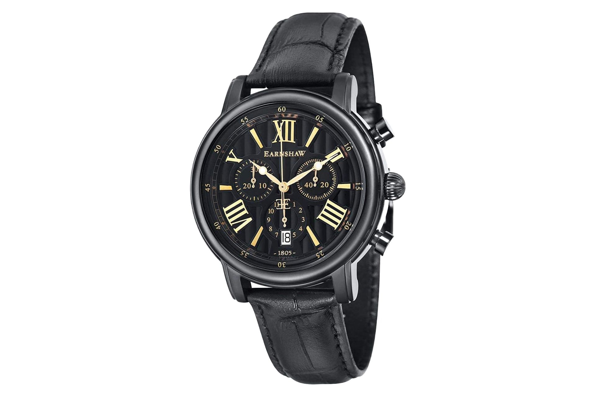 فریم، بند و صفحه ساعت مچی مردانه ارنشا Longcase ES-0016-0B