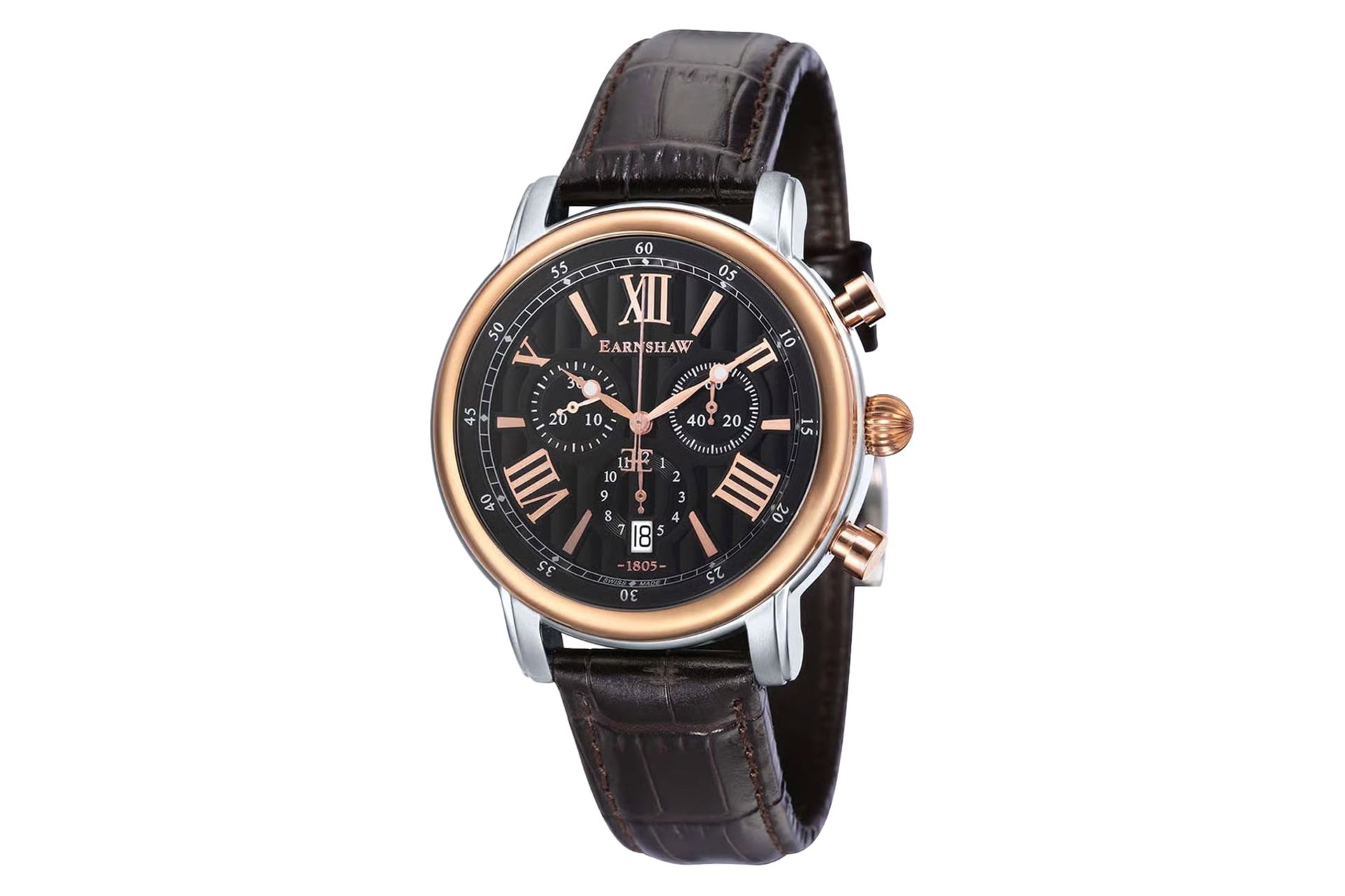فریم، بند و صفحه ساعت مچی مردانه ارنشا Longcase ES-0016-0C