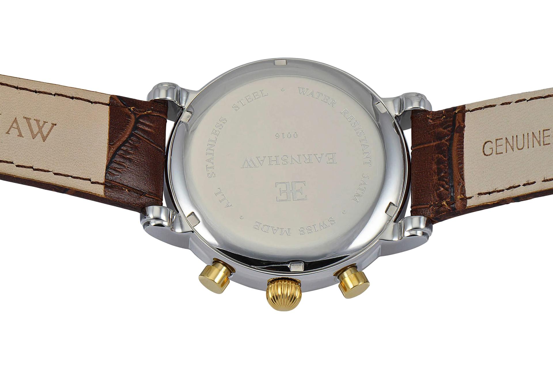 پیچ تنظیم و پنل پشت ساعت مچی مردانه ارنشا Longcase ES-0016-05