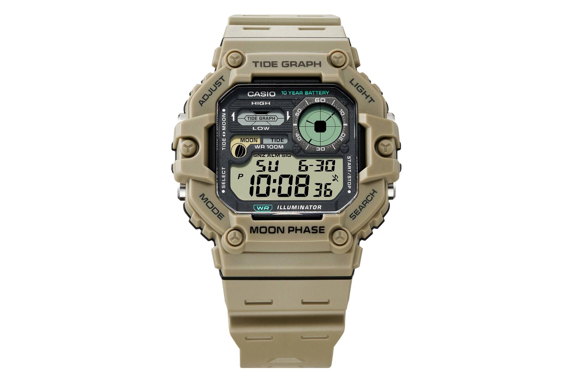 ساعت مچی مردانه کاسیو Standard WS-1700H-5AV نمای جلو