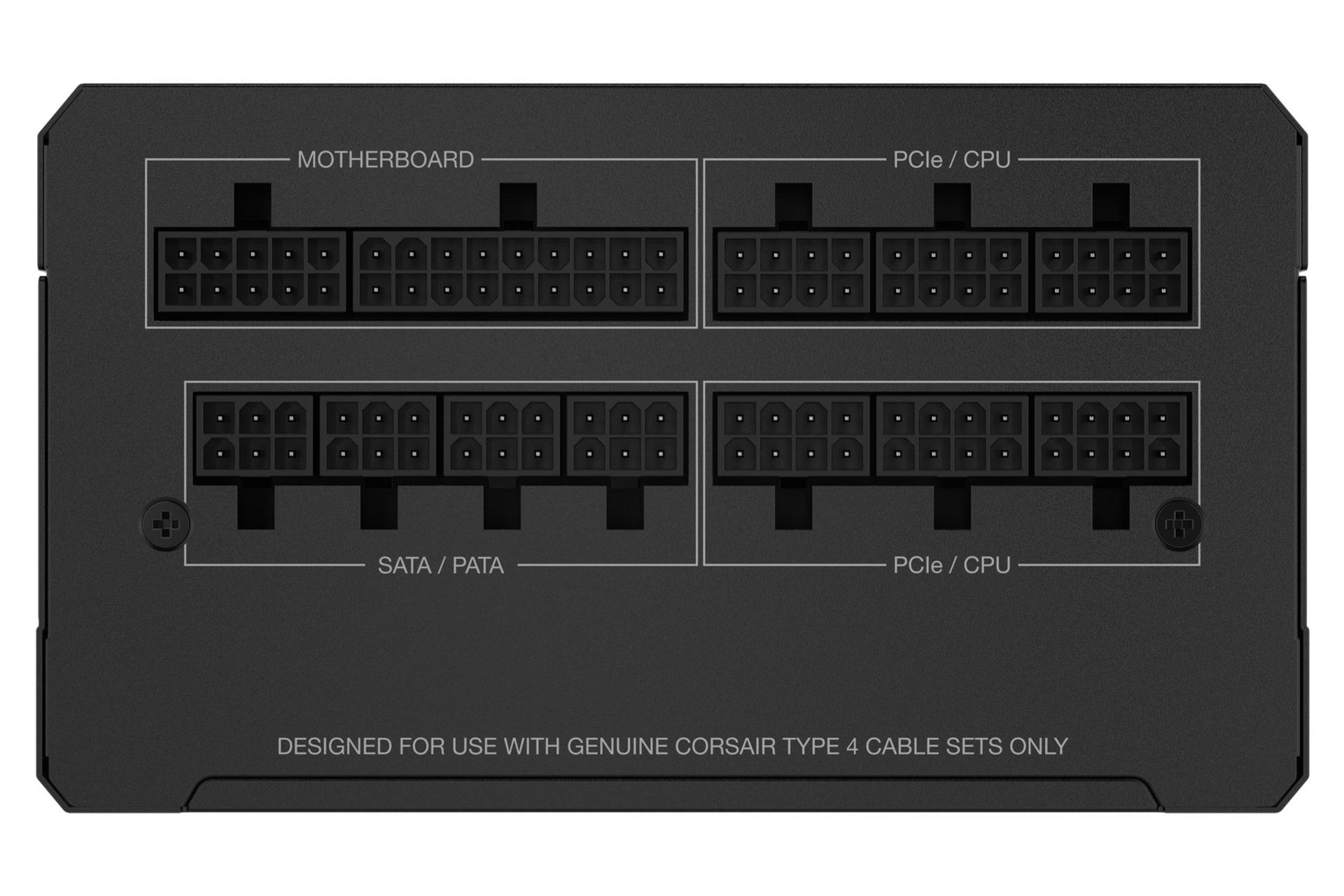 کانکتور پاور کامپیوتر کورسیر RM1200e ATX 3.1 با توان 1200 وات