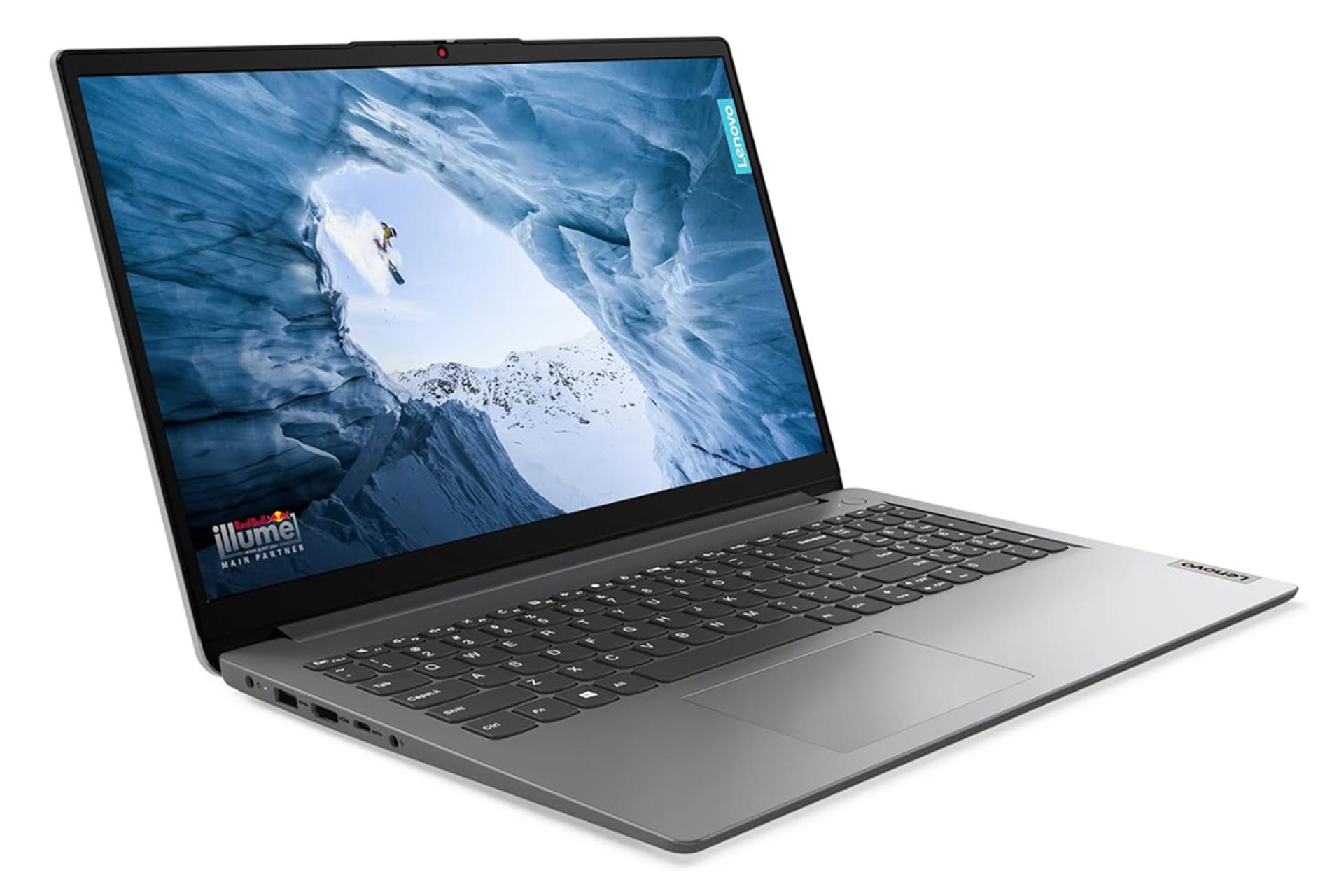 لپ تاپ لنوو Lenovo IdeaPad 1 15IRU7 نمای جلو و چپ