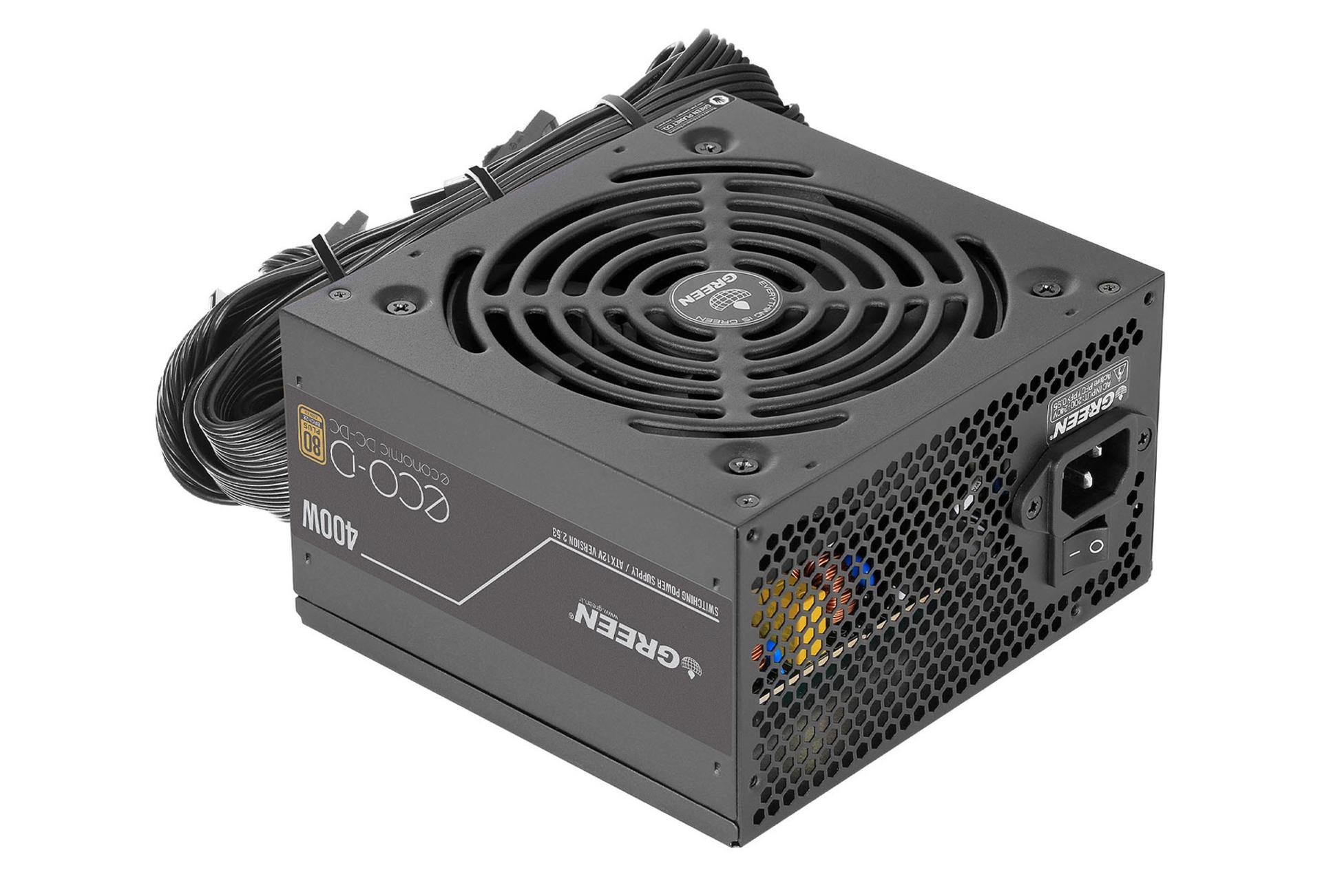 پاور کامپیوتر گرین GP400A-ECO D با توان 400 وات