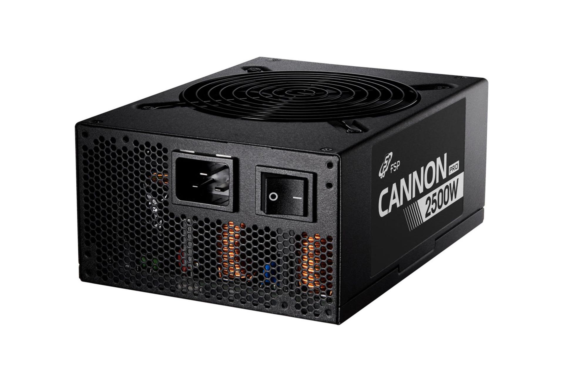 نمای پشت پاور کامپیوتر اف اس پی CANNON PRO ATX3.1 با توان 2500 وات