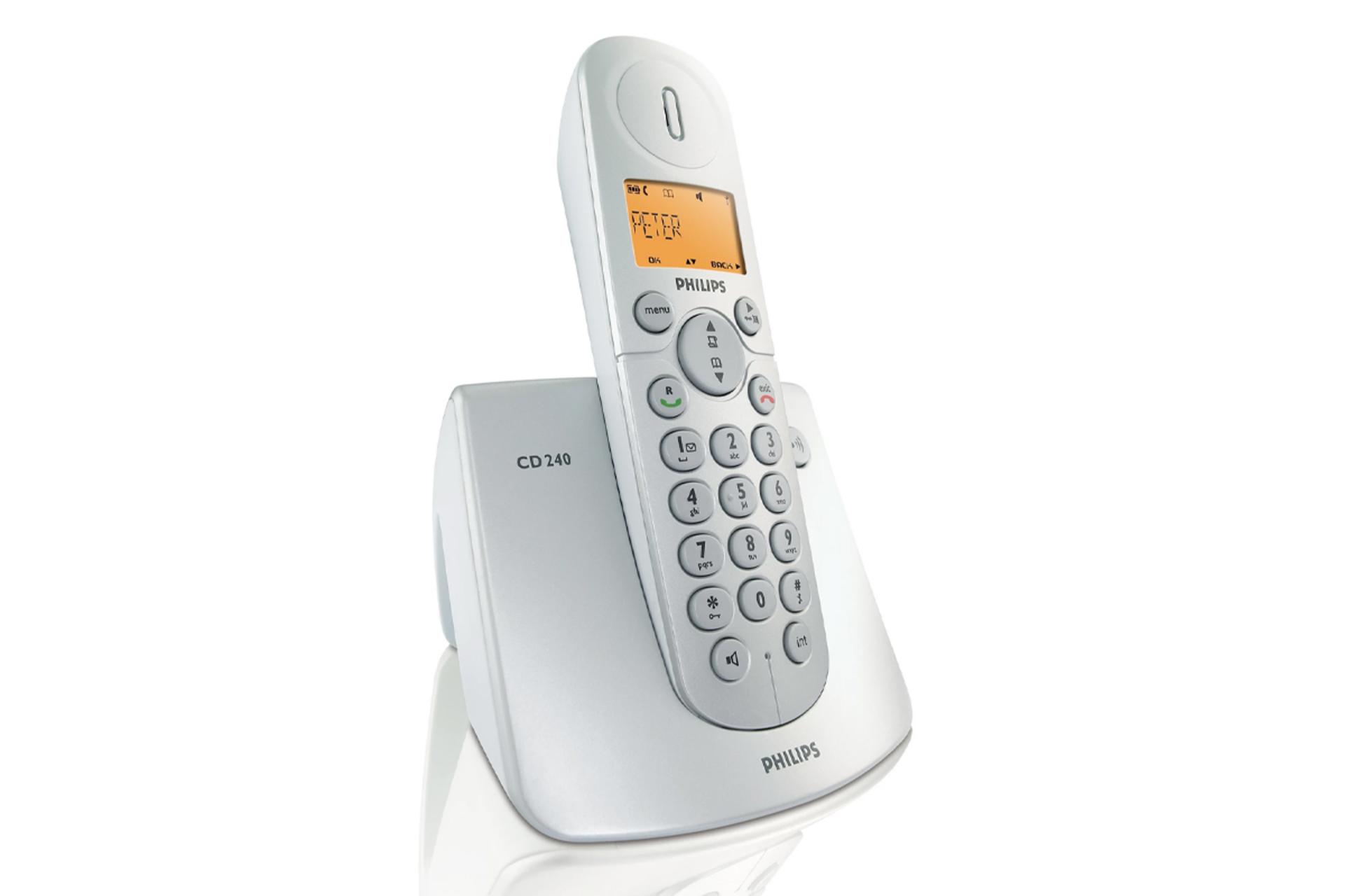 تلفن فیلیپس CD240 رنگ سفید