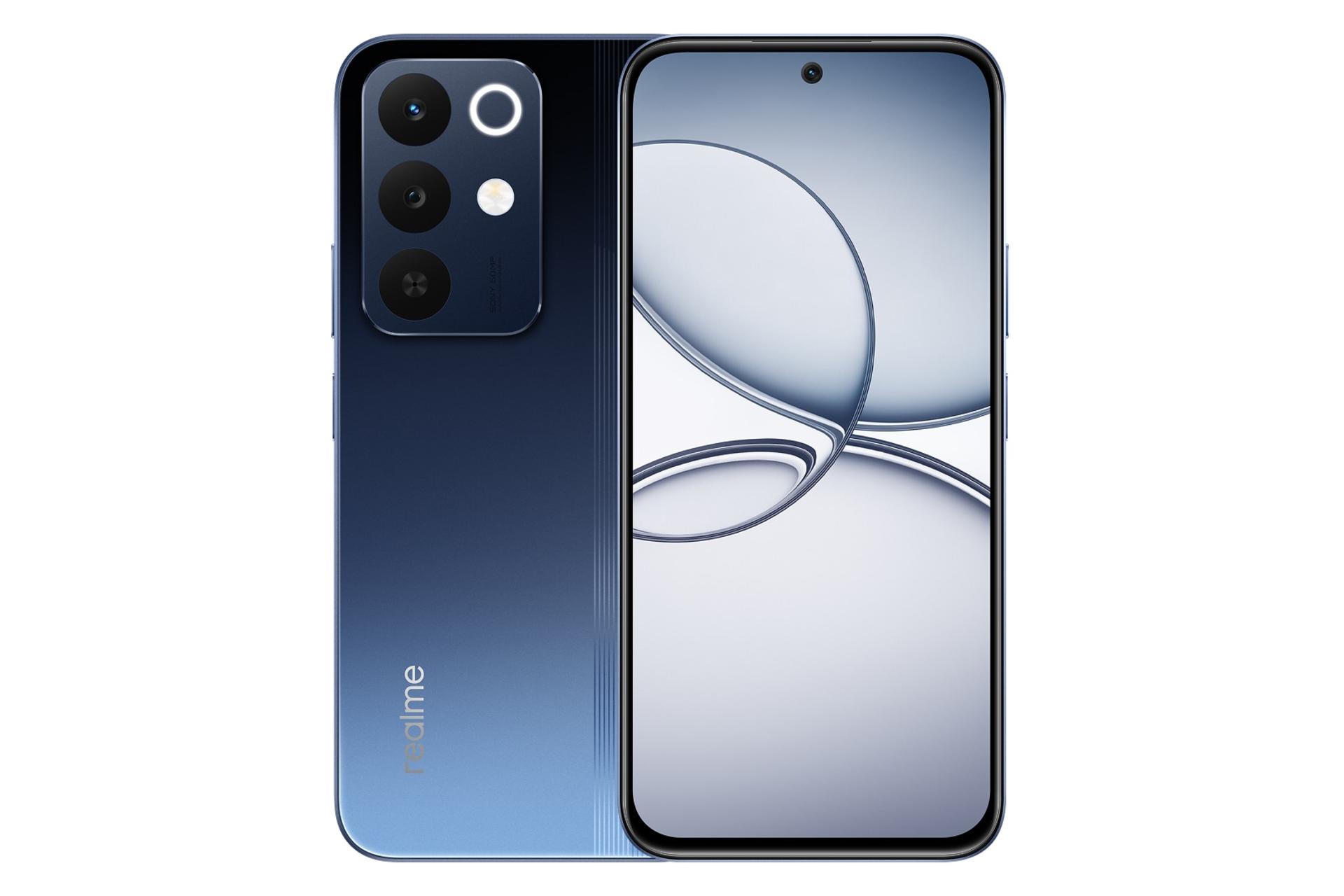 پنل جلو و پشت گوشی موبایل ریلمی Realme Narzo 90x سرمه ای