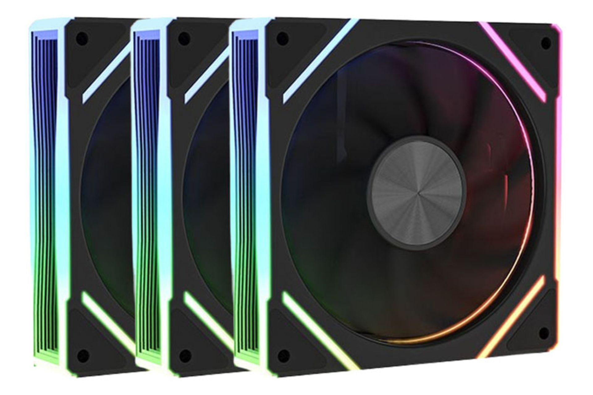 فن کیس لاجی کی F327RE بسته 3 عددی رنگ مشکی