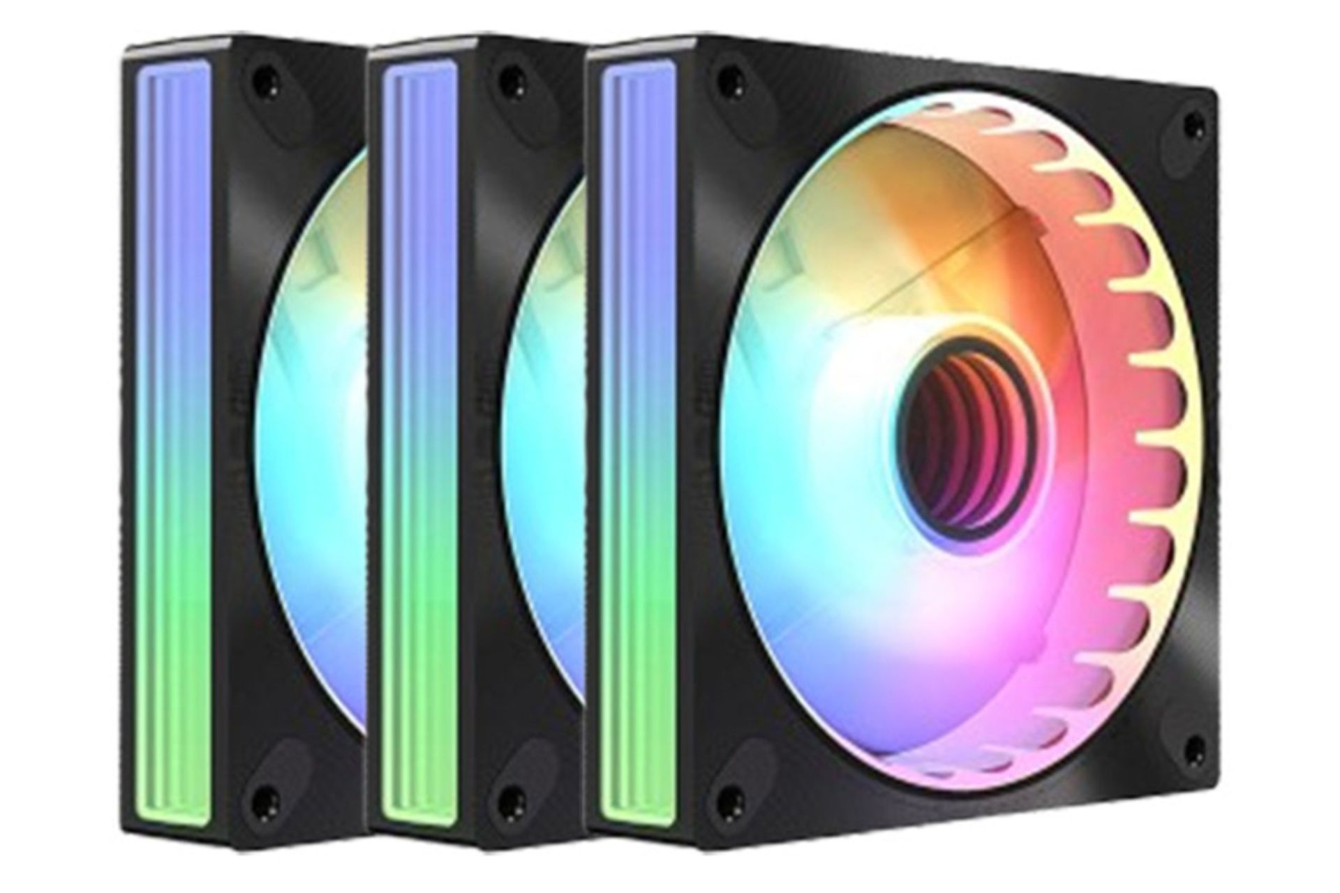 فن کیس لاجی کی F328RE بسته 3 عددی رنگ مشکی