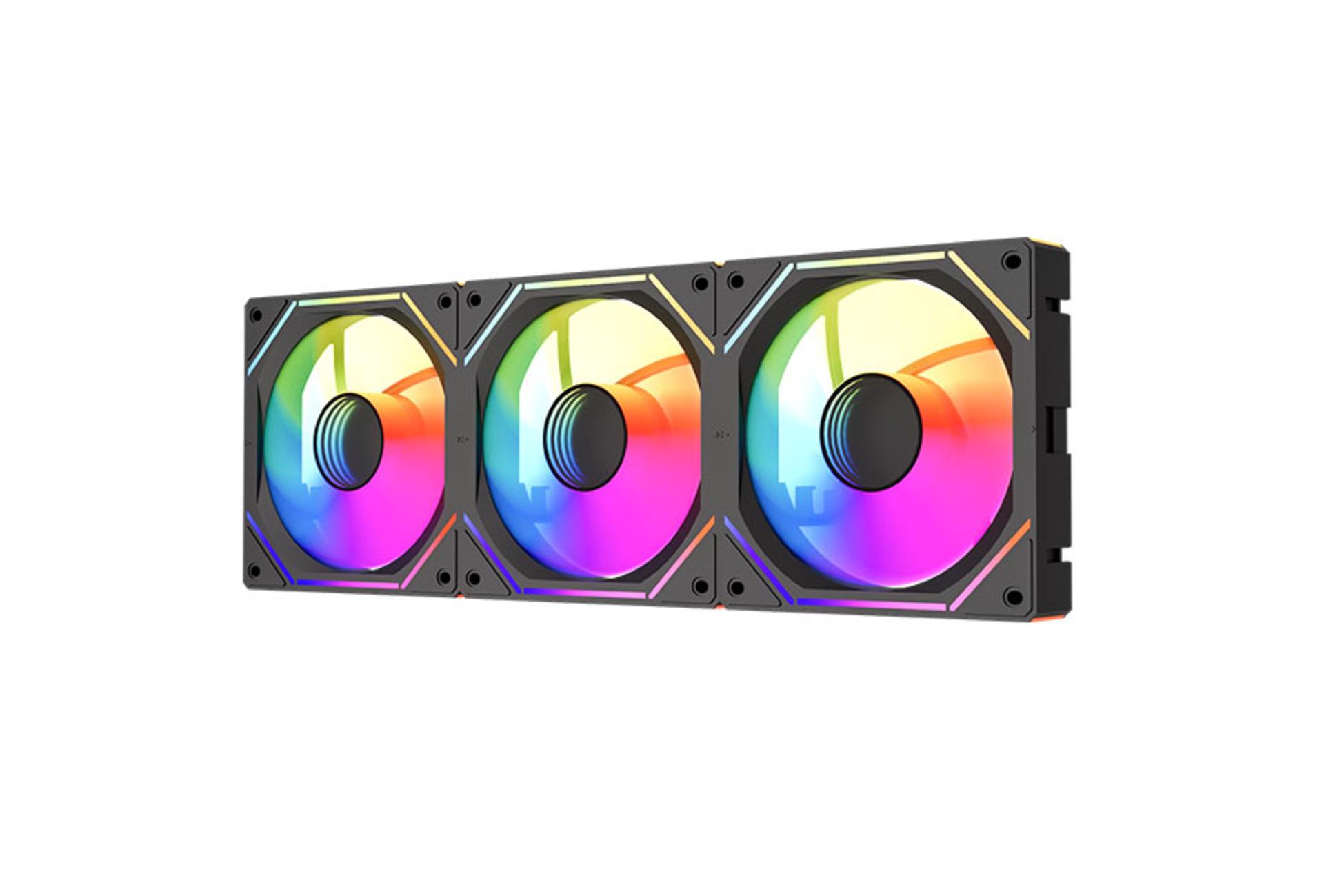 نمای سمت راست فن کیس لاجی کی F443RE بسته 3 عددی