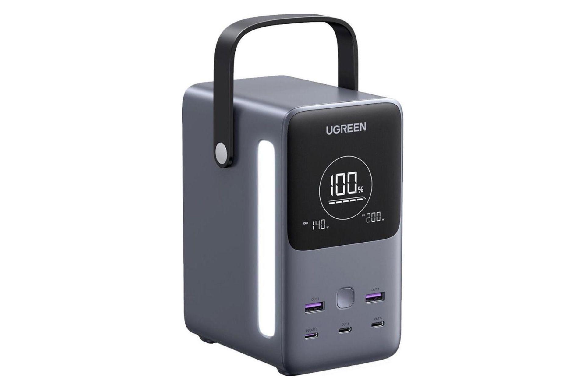 ابعاد و اندازه پاور بانک یوگرین PB770 25286 با ظرفیت 48000 میلی‌آمپر ساعت