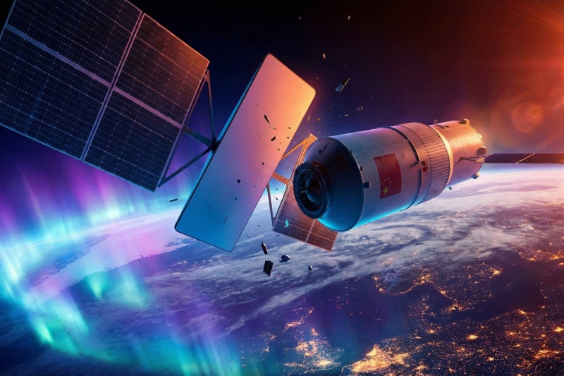 مدار زمین در آستانه فاجعه؛ یک ماهواره استارلینک از برخورد با فضاپیمایی چینی گریخت