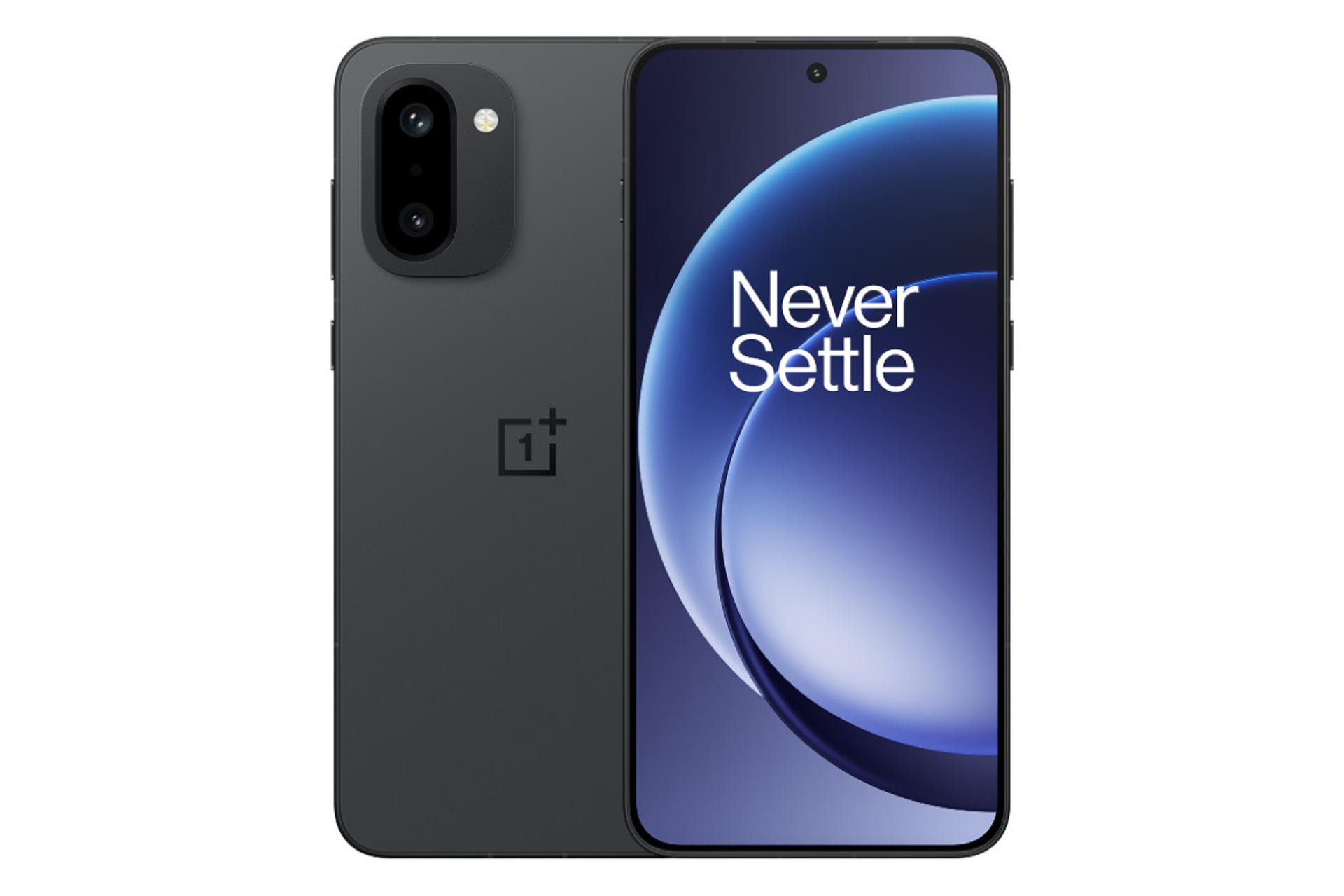 پنل جلو و پشت گوشی موبایل وان پلاس OnePlus 15R مشکی