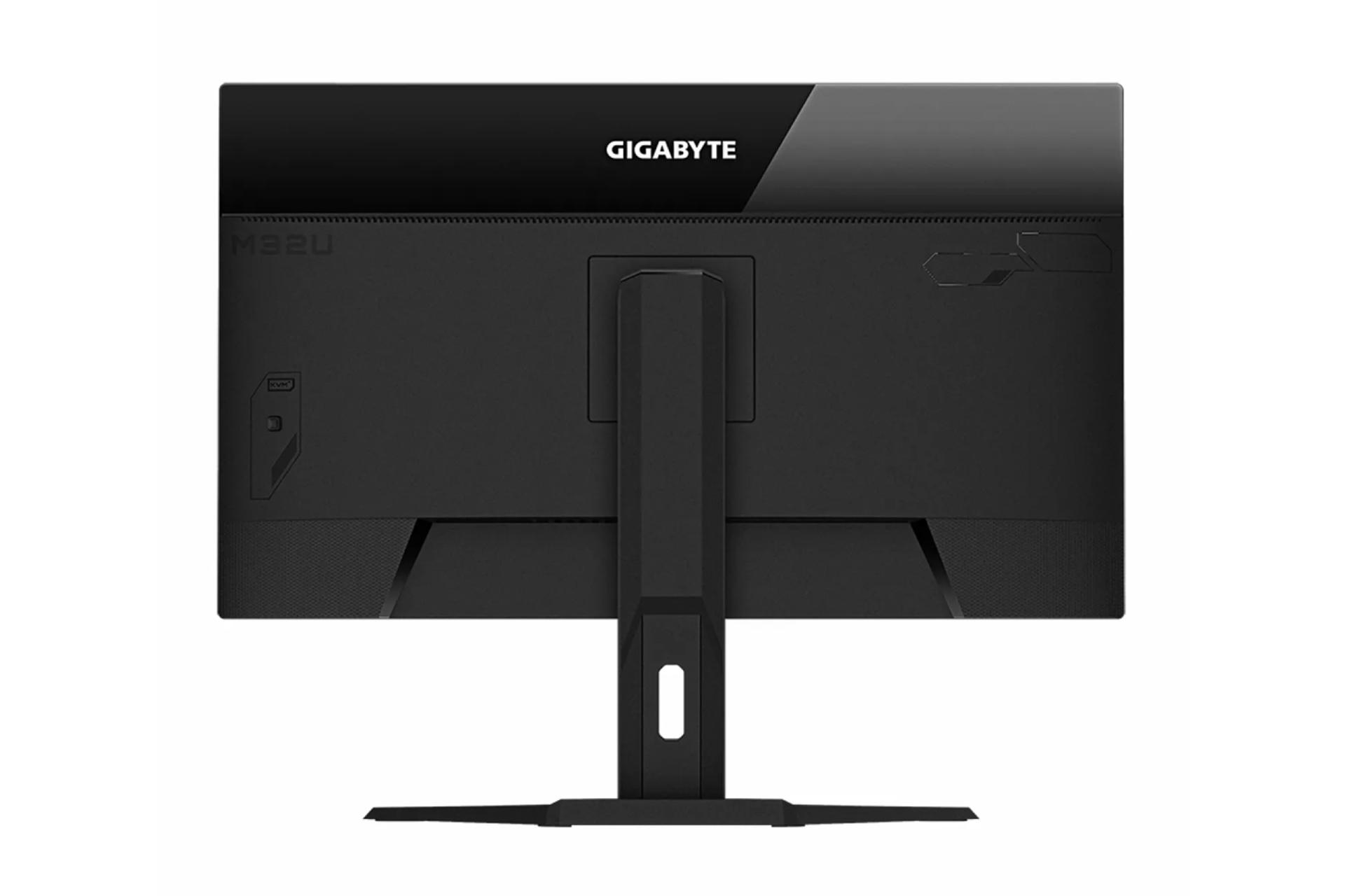 نمای پشت مانیتور گیگابایت 32 اینچ مدل M32U