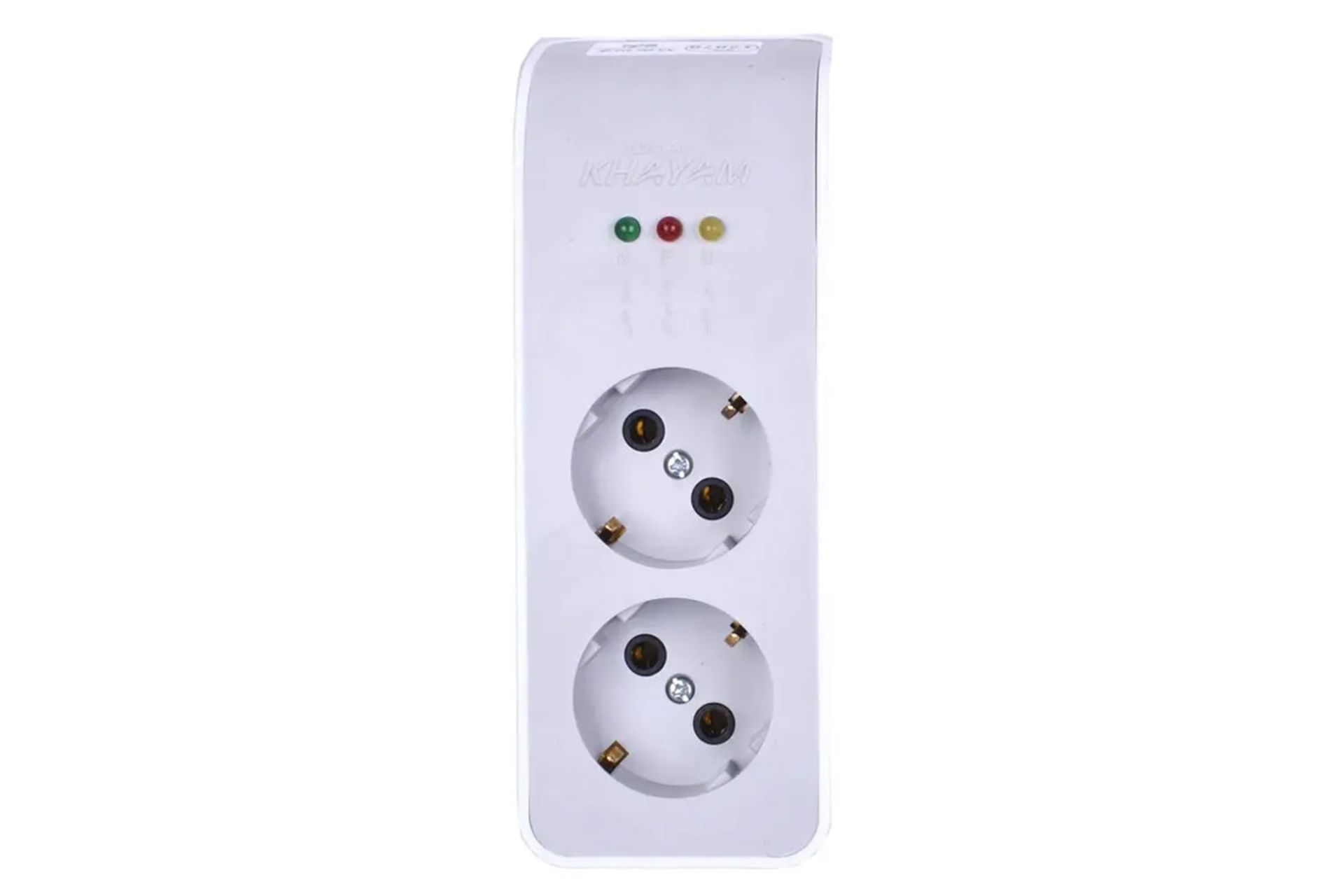 محافظ ولتاژ خیام الکتریک مدل KH8051 رنگ سفید