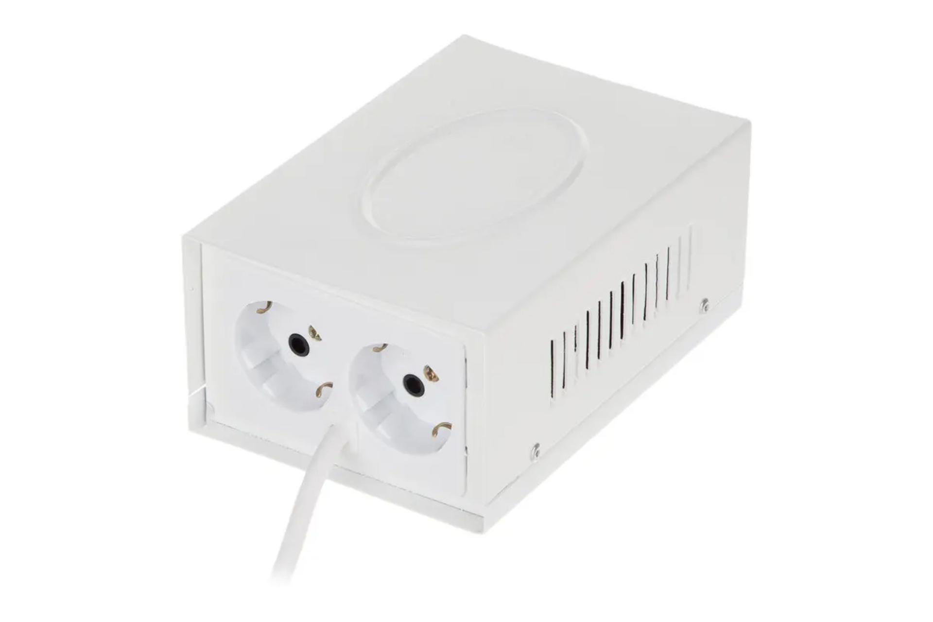 نمای پشت محافظ ولتاژ خیام الکتریک مدل KH8038 با توان 4000 وات