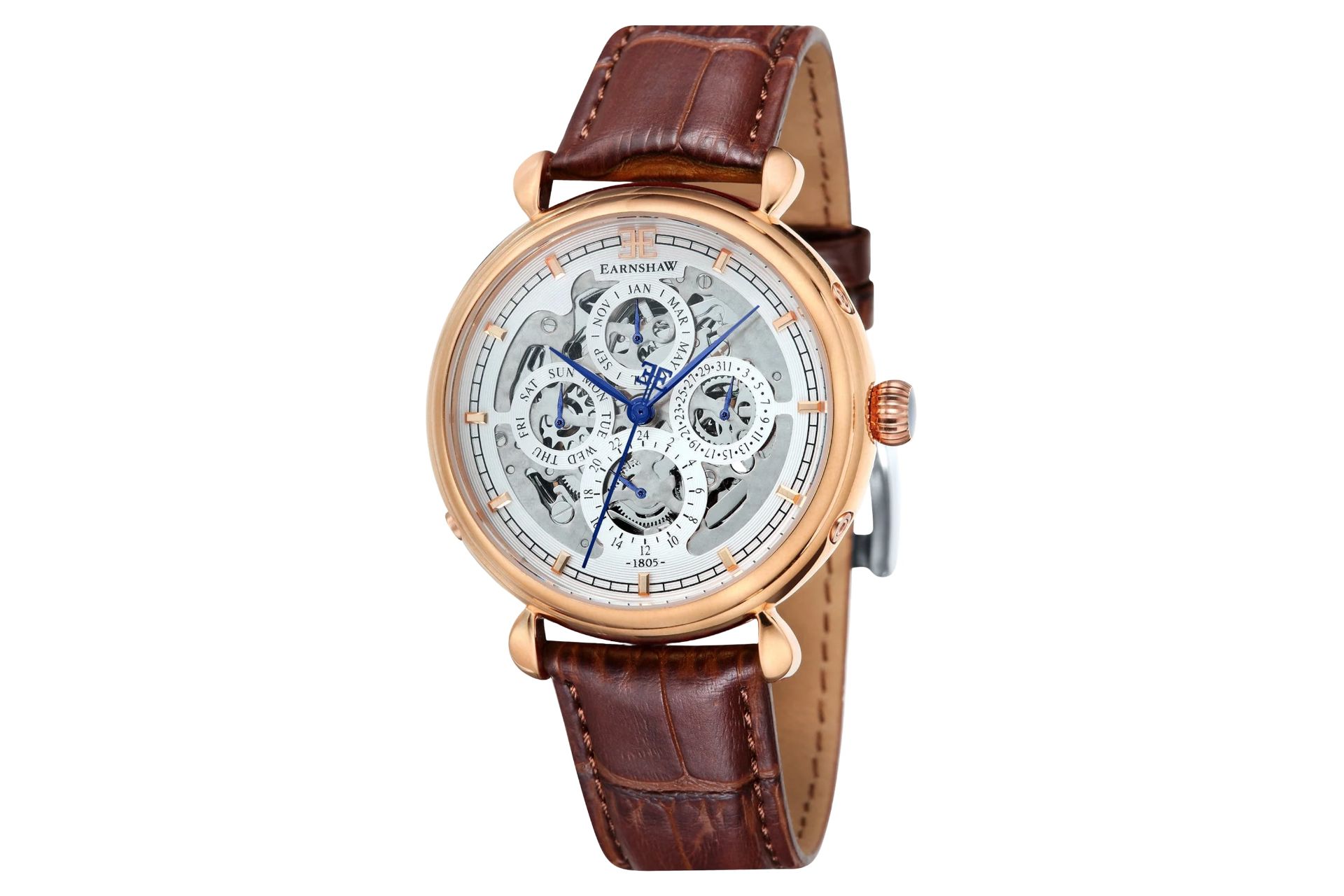 فریم، بند و صفحه ساعت مچی مردانه ارنشا Grand Calendar ES-8043-04