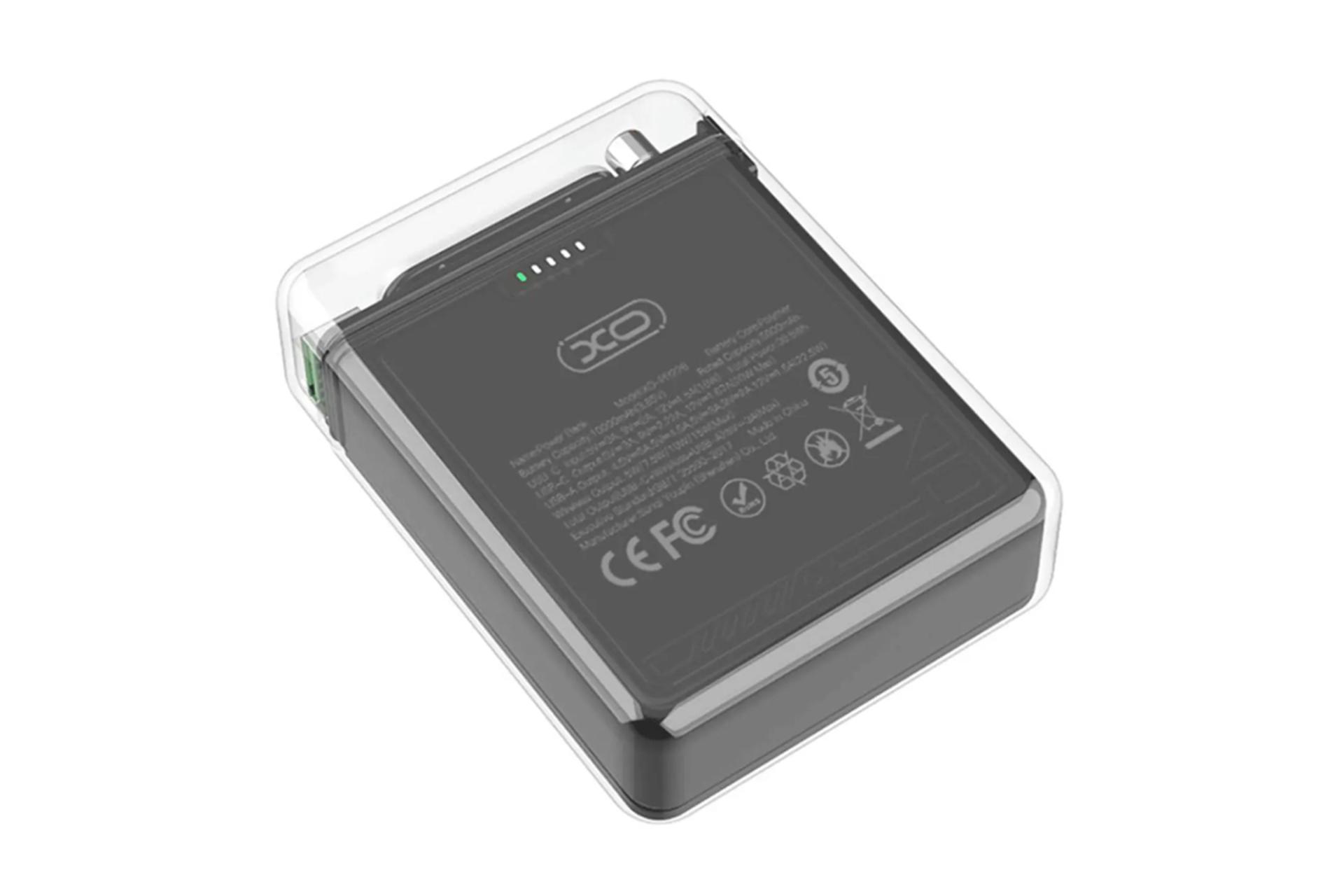 پاور بانک ایکس او PR226 با ظرفیت 10000 میلی‌آمپر ساعت و امکان شارژ بی سیم