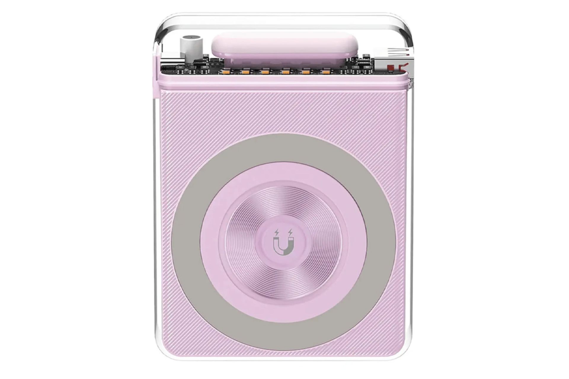 پاور بانک ایکس او PR226 با ظرفیت 10000 میلی‌آمپر ساعت و امکان شارژ بی سیم نمای جلو