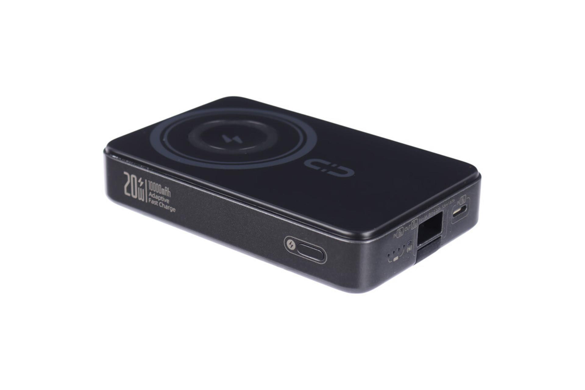 کانکتور پاور بانک روموس WMO10-121 با ظرفیت 10000 میلی‌آمپر ساعت و امکان شارژ بی سیم