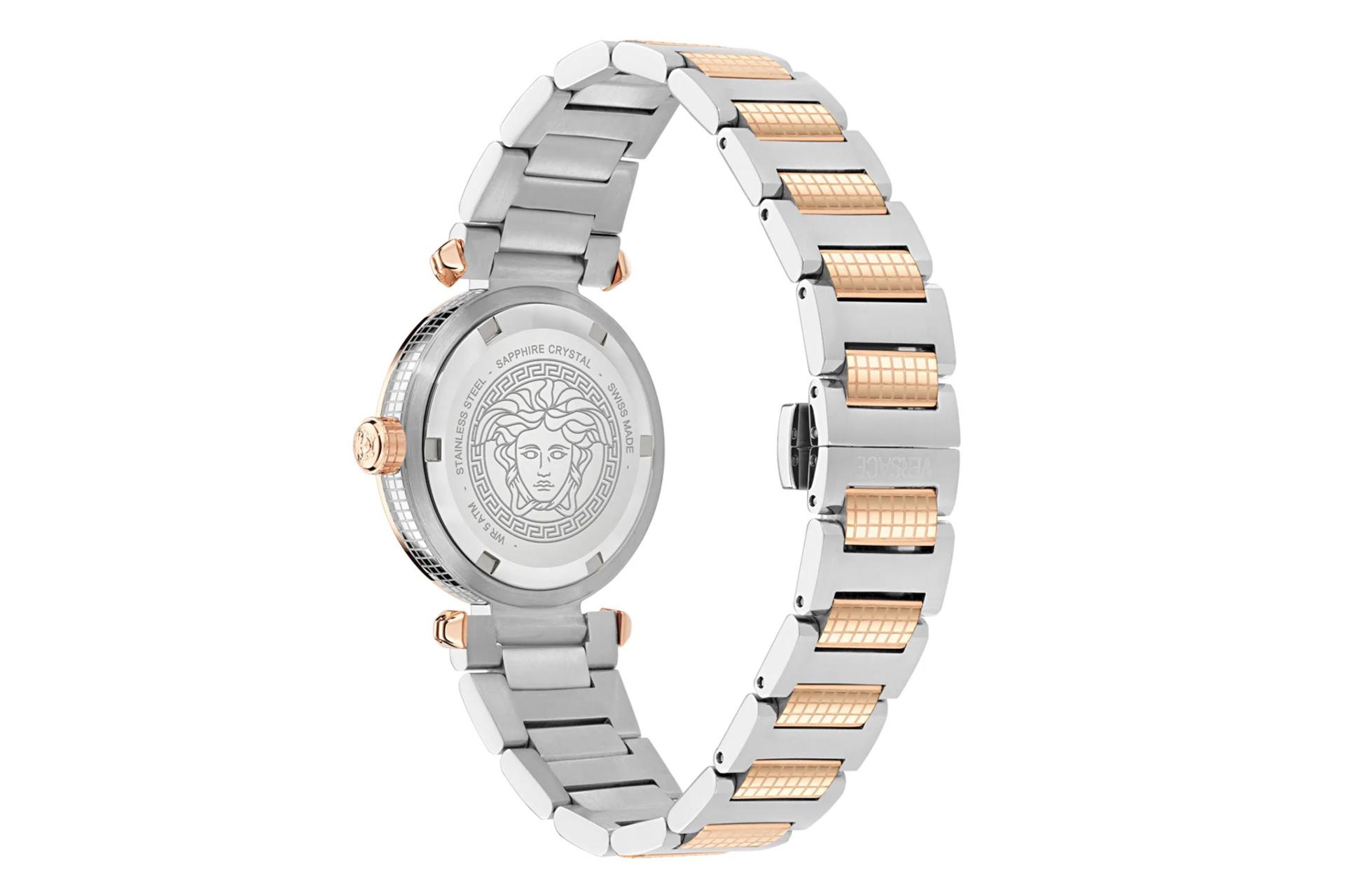 نمای پشت ساعت مچی زنانه ورساچه Greek VE5B00425