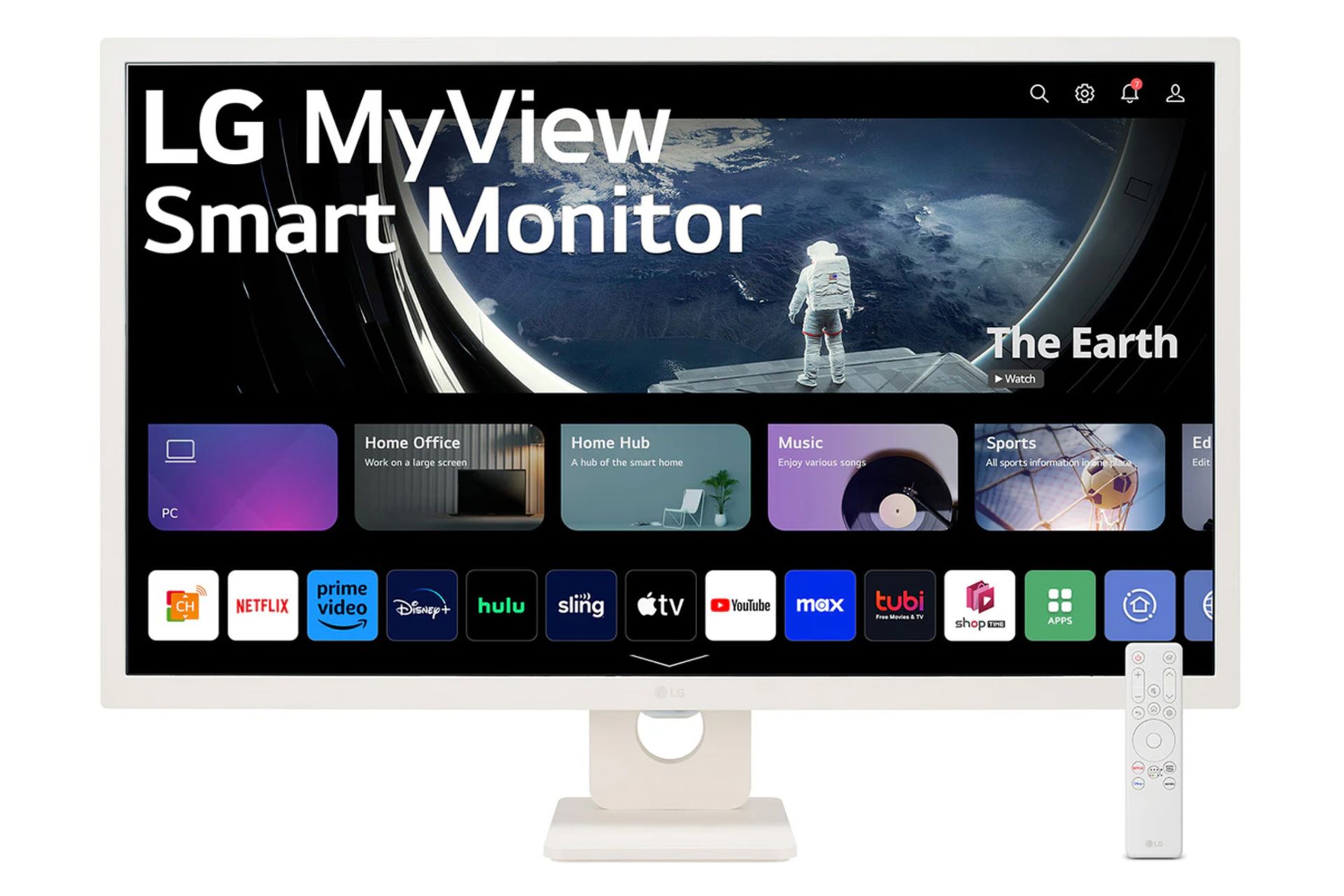 مانیتور ال جی 32 اینچ مدل 32SR50F نمای جلو