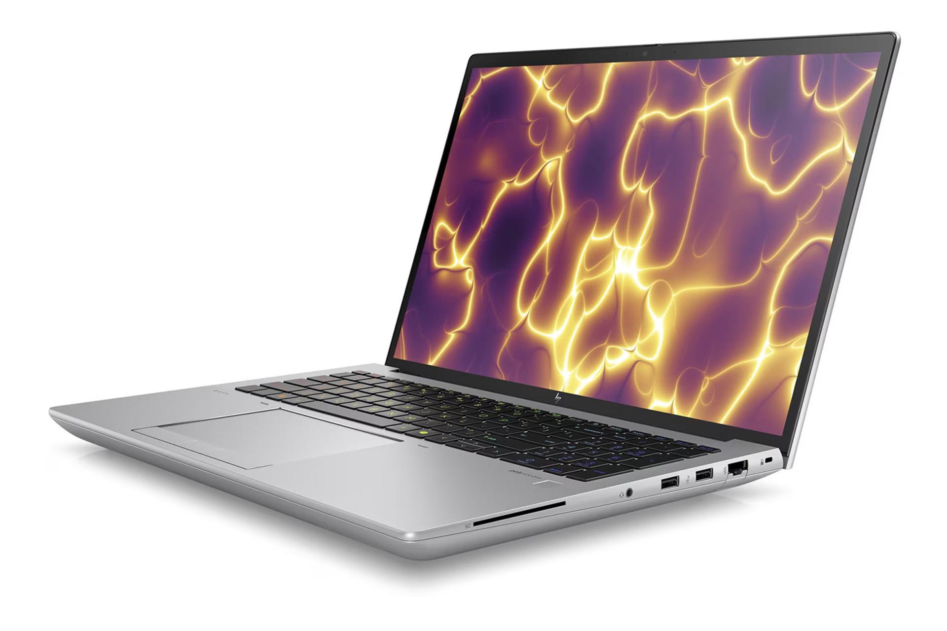 لپ تاپ اچ پی HP ZBook Fury 16 G11 نمای جلو و راست