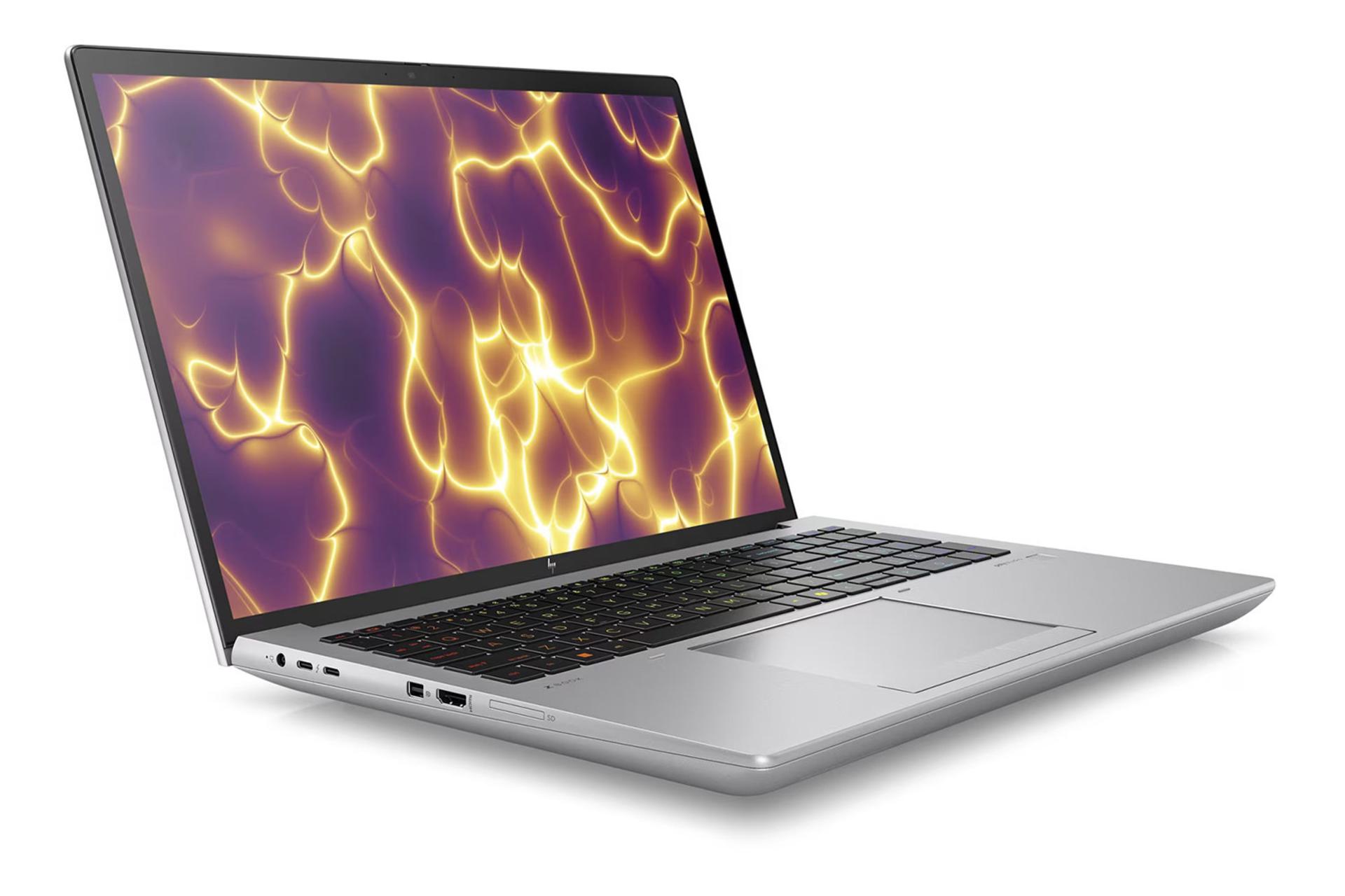 لپ تاپ اچ پی HP ZBook Fury 16 G11 نمای جلو و چپ