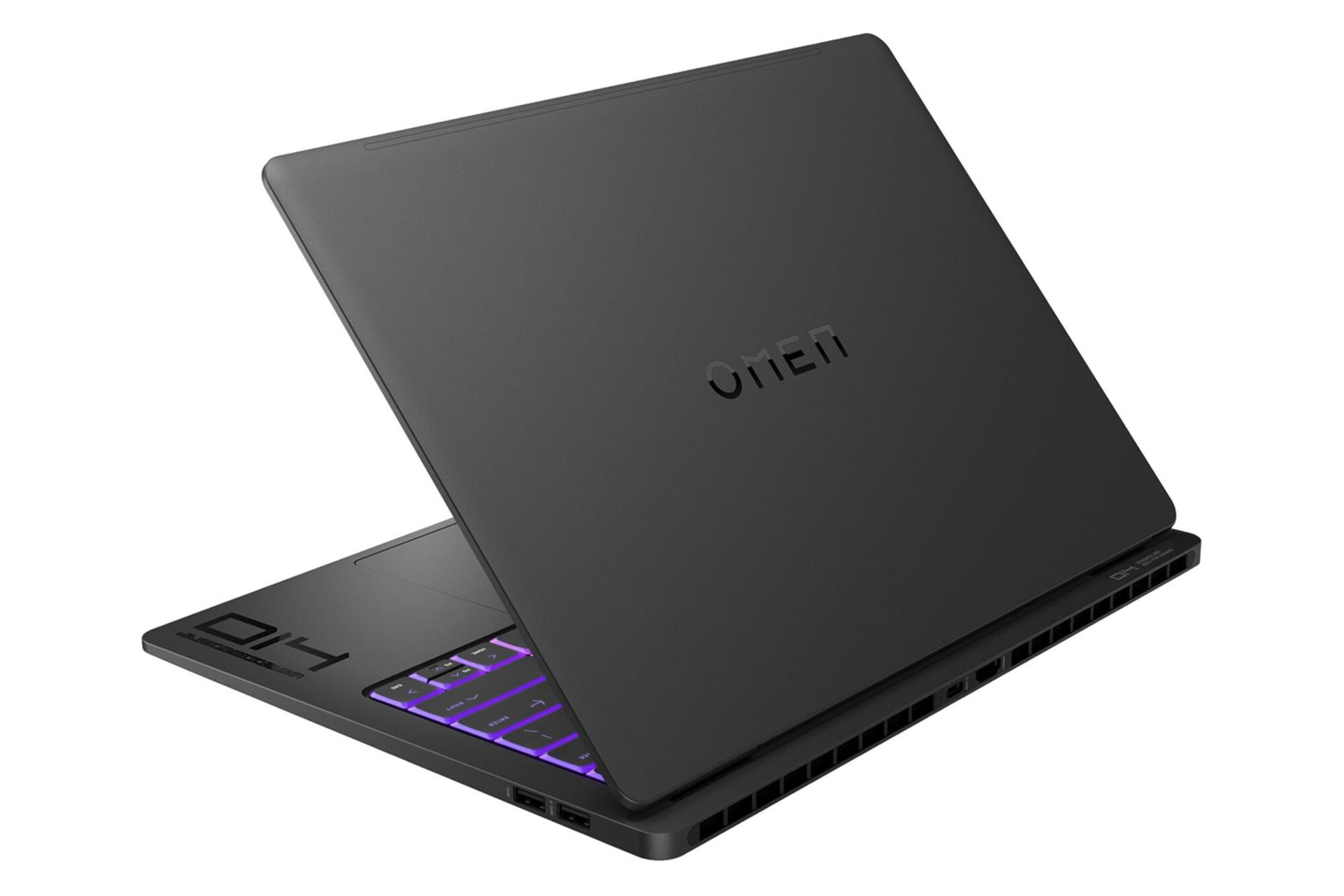 لپ تاپ اچ پی HP OMEN Transcend 14-fb0013dx نمای پشت و جانبی