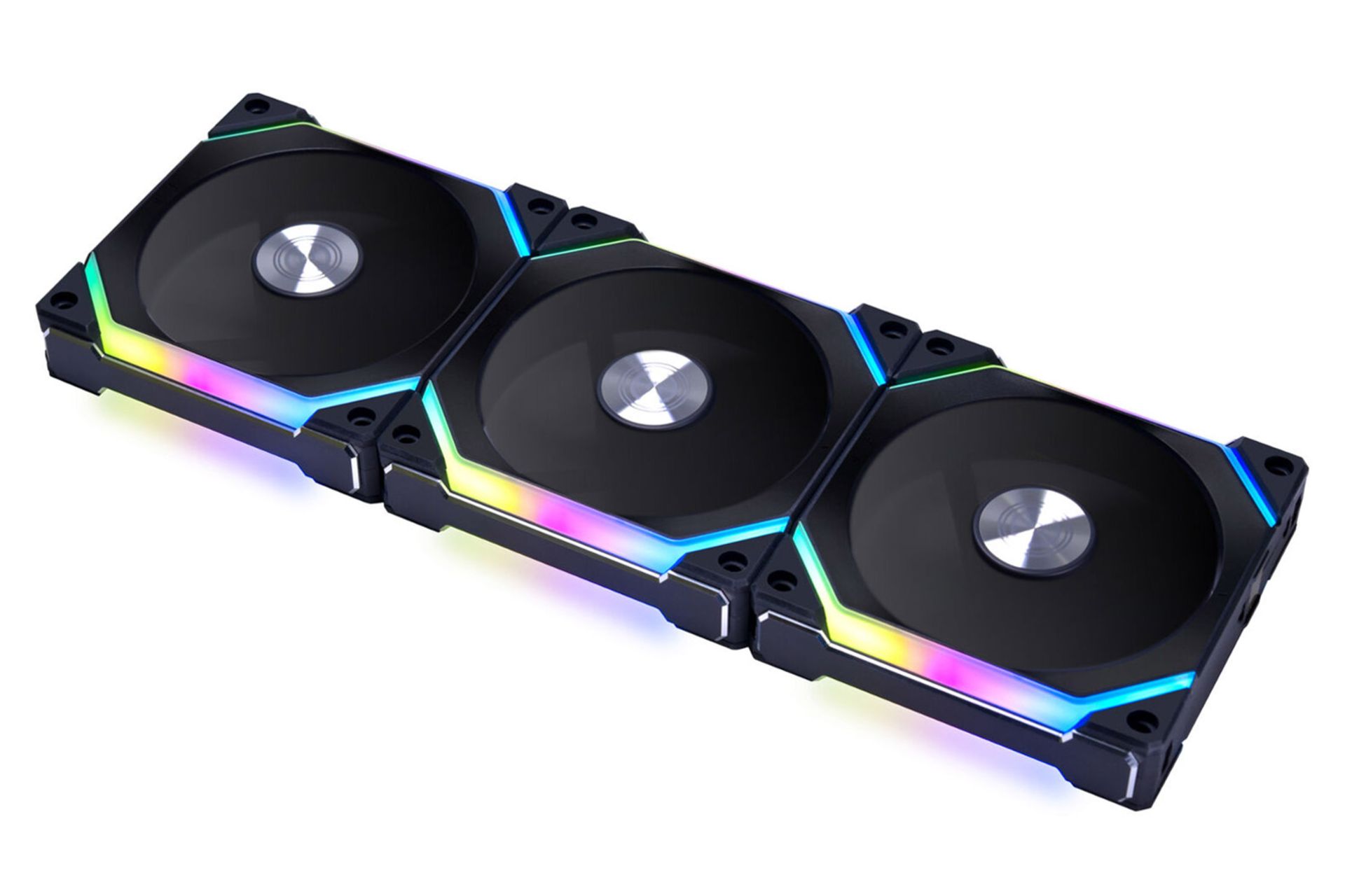 فن کیس لیان لی UNI FAN UF-SL120V2-3B BLACK بسته 3 عددی رنگ مشکی