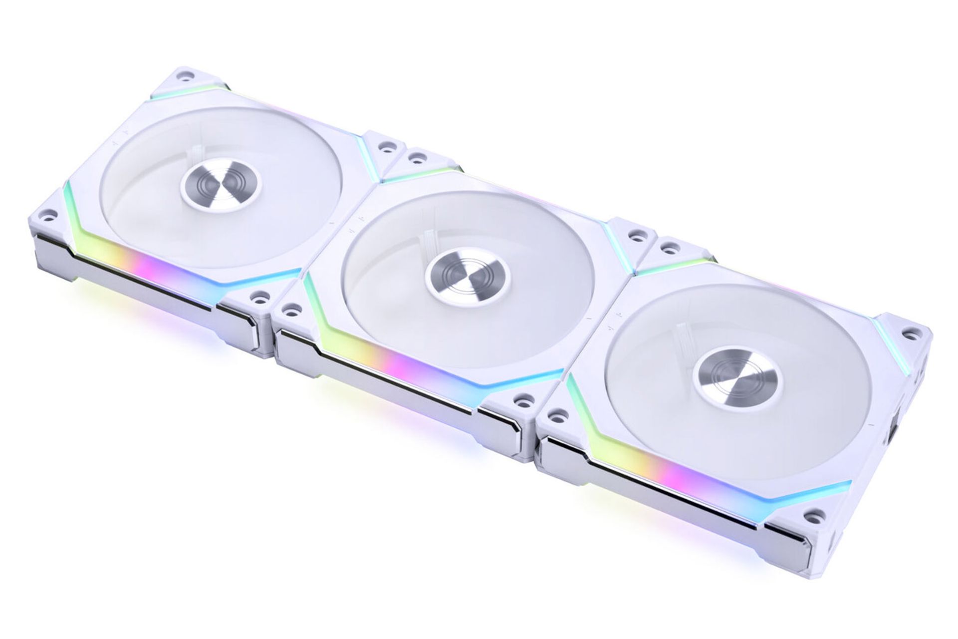 فن کیس لیان لی UNI FAN UF-SL120V2-3W WHITE بسته 3 عددی رنگ سفید