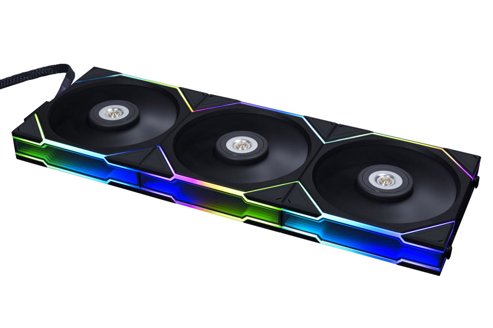 فن کیس لیان لی UNI FAN TL 120 Reverse Blade Black بسته 3 عددی رنگ مشکی