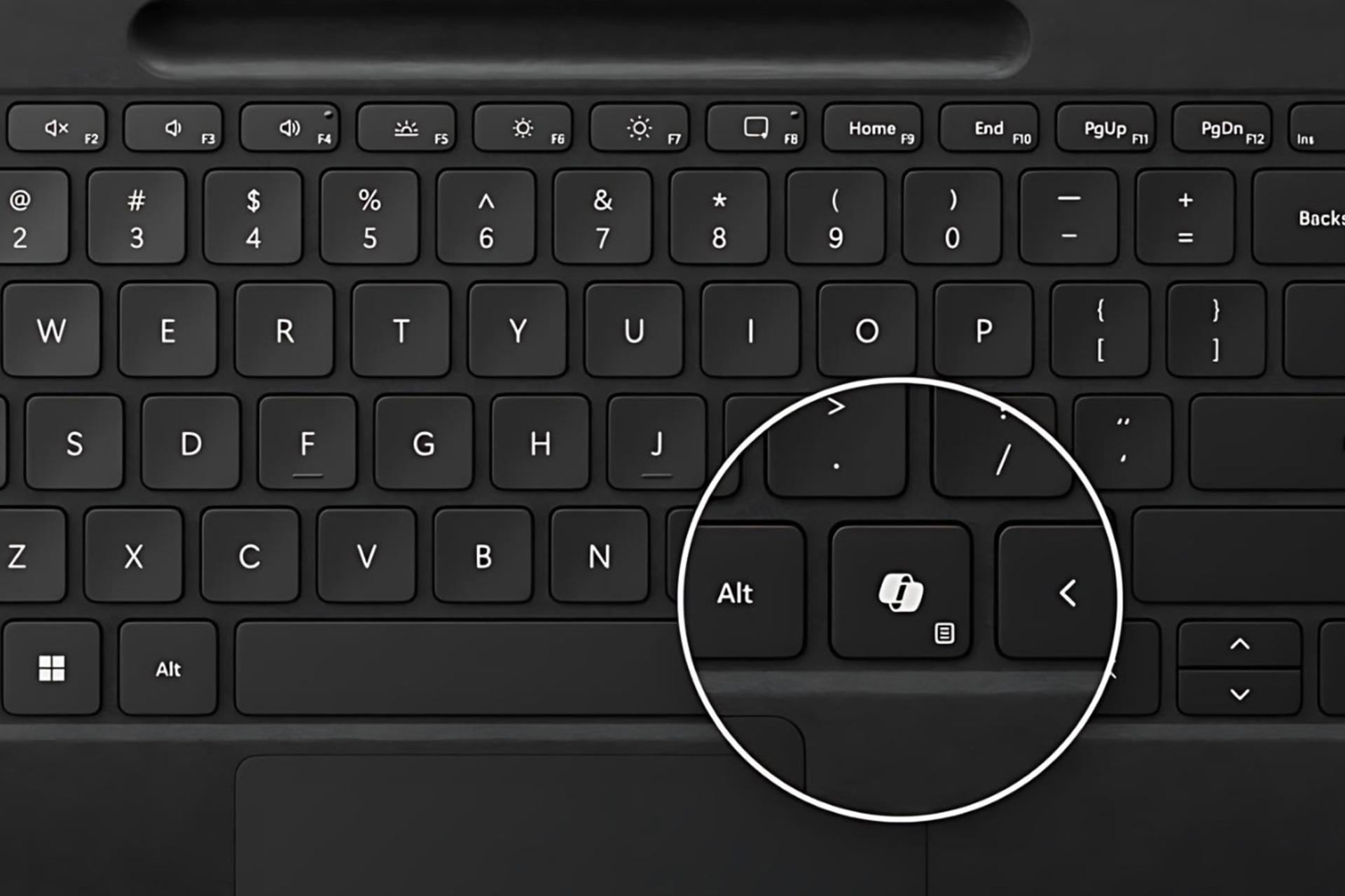 کیبورد مایکروسافت Surface Pro 13-inch Flex Keyboard رنگ مشکی