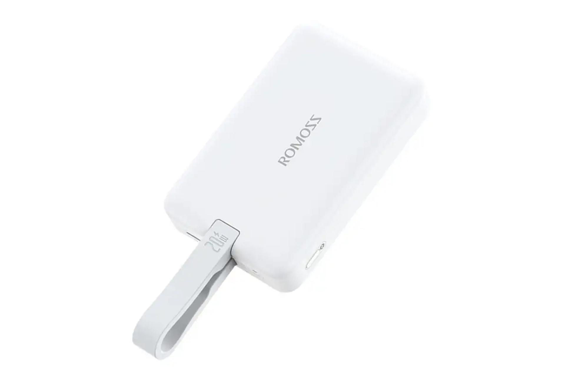 پاور بانک روموس WMS10-121 با ظرفیت 10000 میلی‌آمپر ساعت و امکان شارژ بی سیم