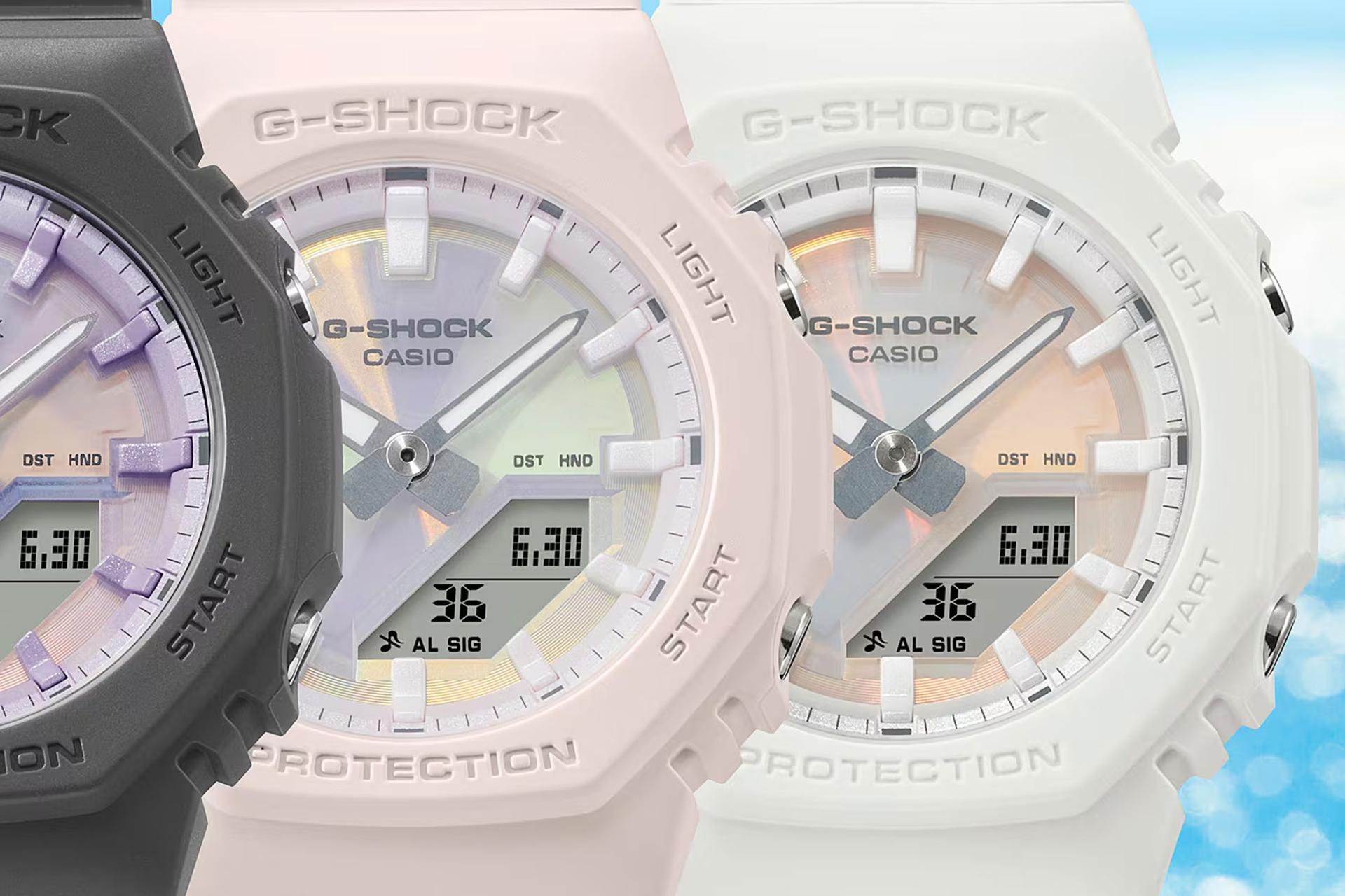 رنگ بندی ساعت مچی زنانه کاسیو جی شاک GMA-P2100PC-1A