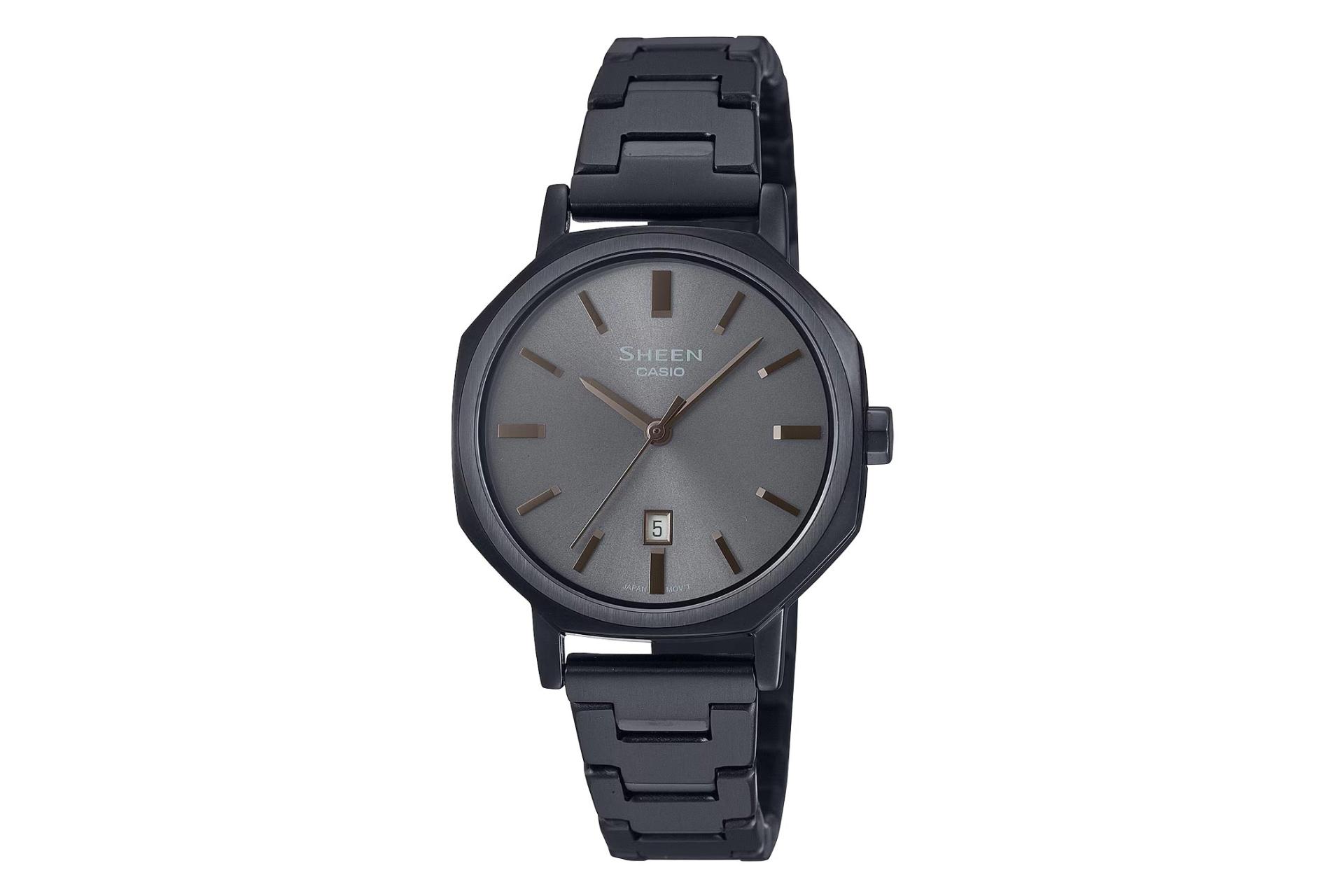 ساعت مچی زنانه کاسیو SHEEN SHE-4554BD-8A نمای جلو
