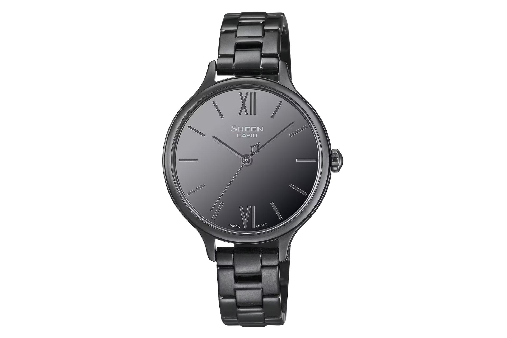 ساعت مچی زنانه کاسیو SHEEN SHE-4560BD-1A نمای جلو