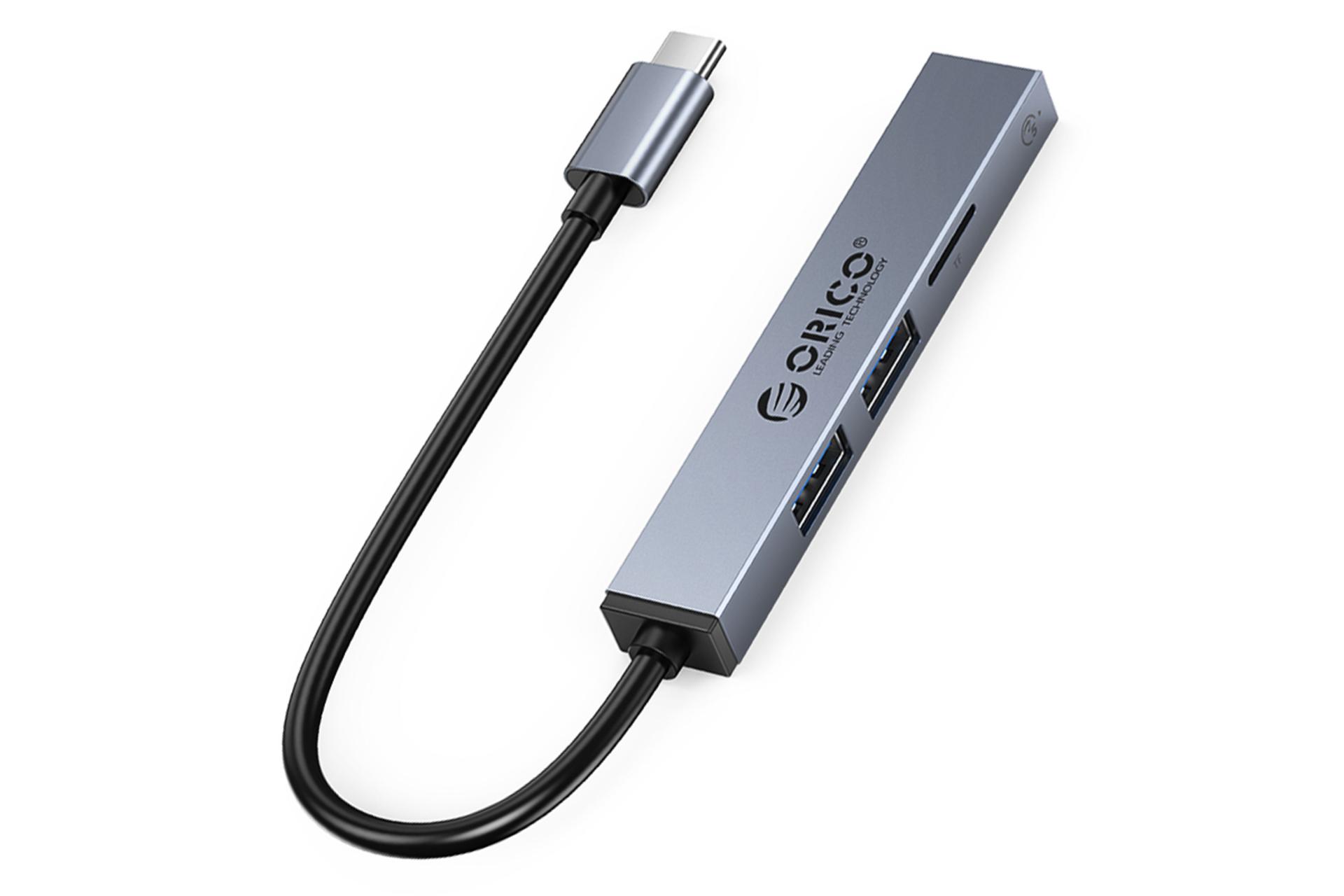 کانکتور هاب USB هاب USB-C اوریکو 4 پورت مدل AHC1-3TF
