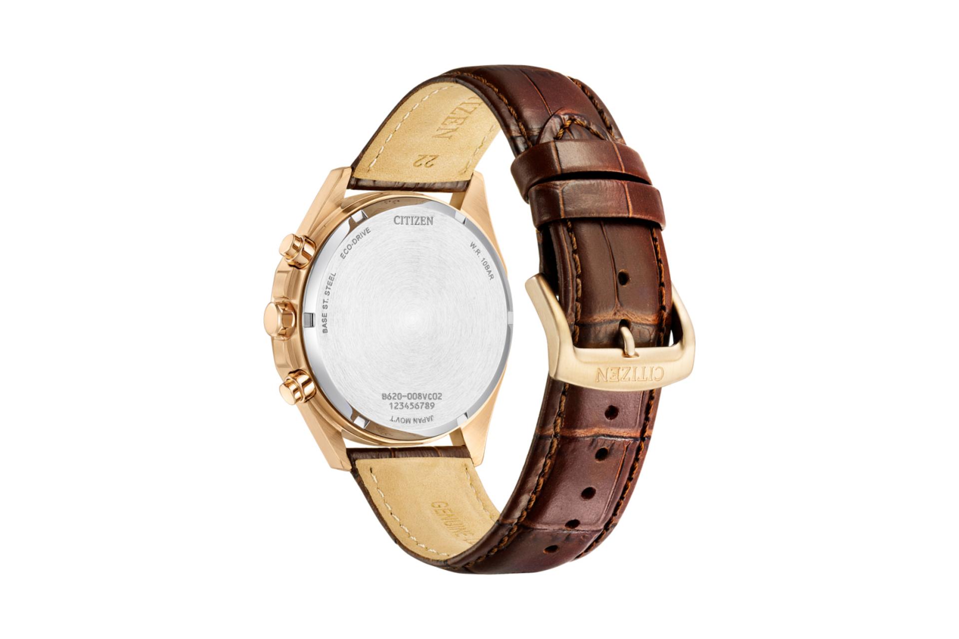 نمای پشت ساعت مچی مردانه سیتیزن Eco-Drive CA4593-15A