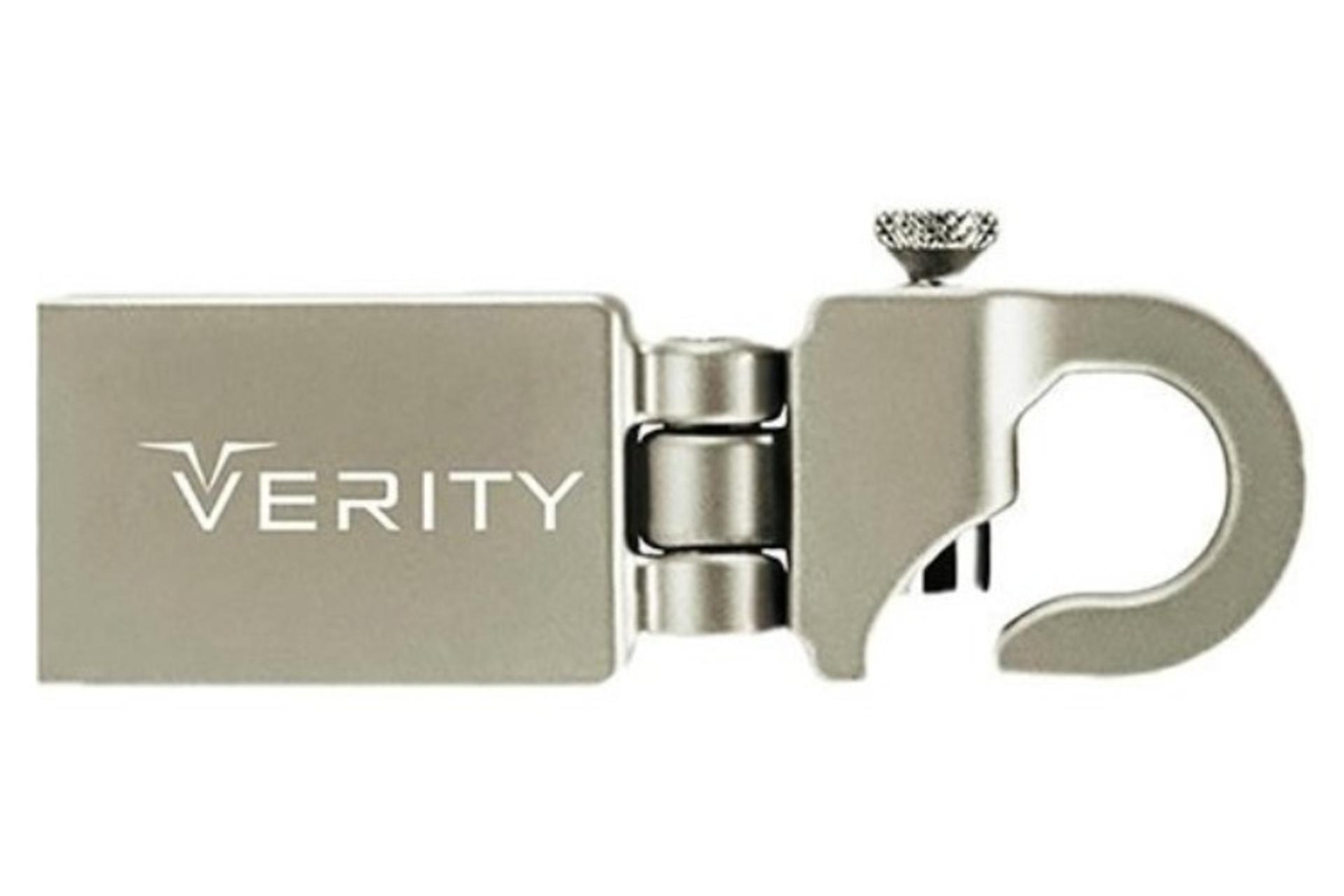 نمای جانبی نمای کلی فلش مموری وریتی مدل V806 ظرفیت 16 گیگابایت USB 2.0