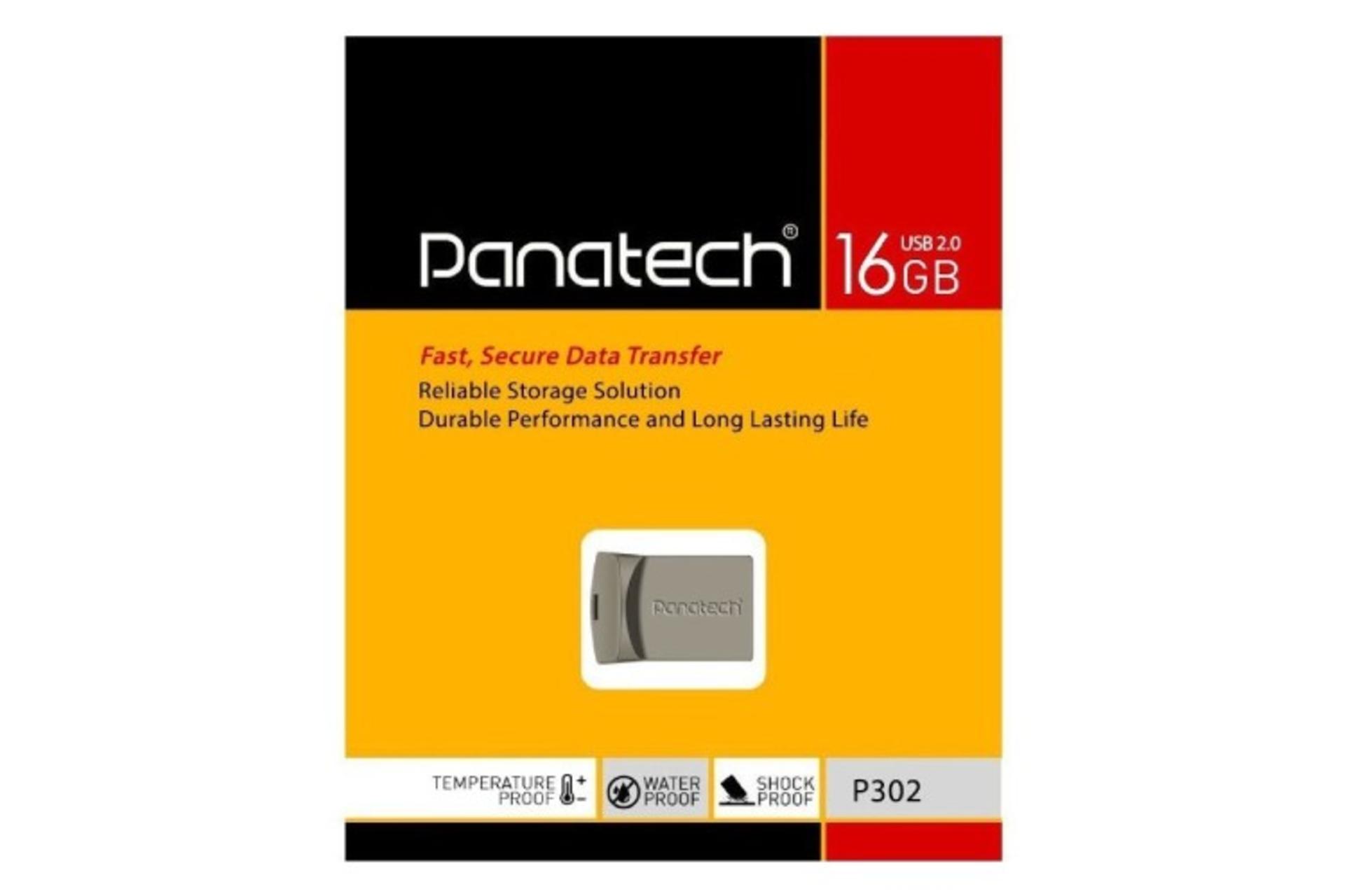 پکیجینگ فلش مموری پاناتک مدل P302 ظرفیت 32 گیگابایت USB 2.0