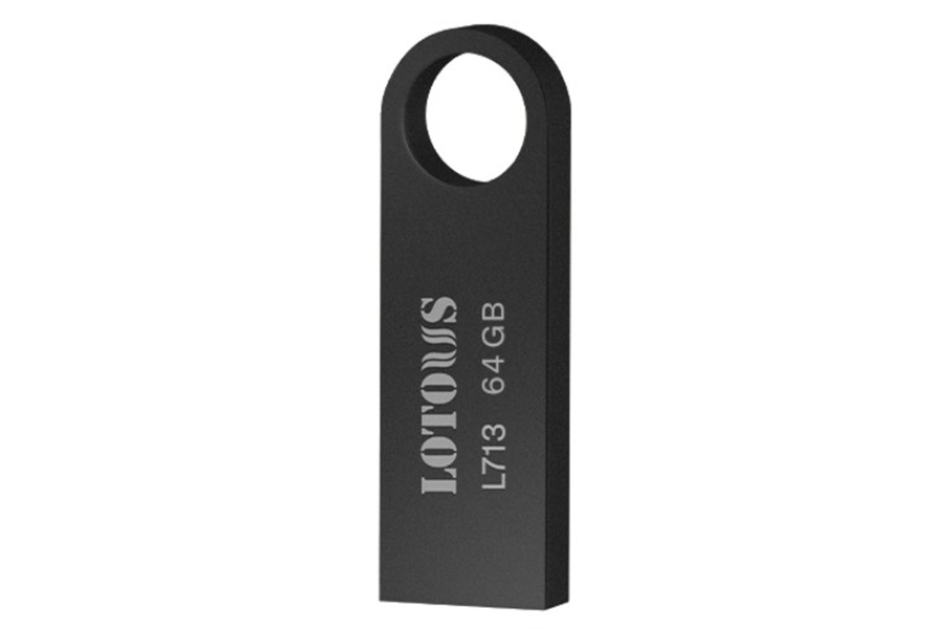 نمای جانبی فلش مموری لوتوس مدل L713 ظرفیت 64 گیگابایت USB 3.2