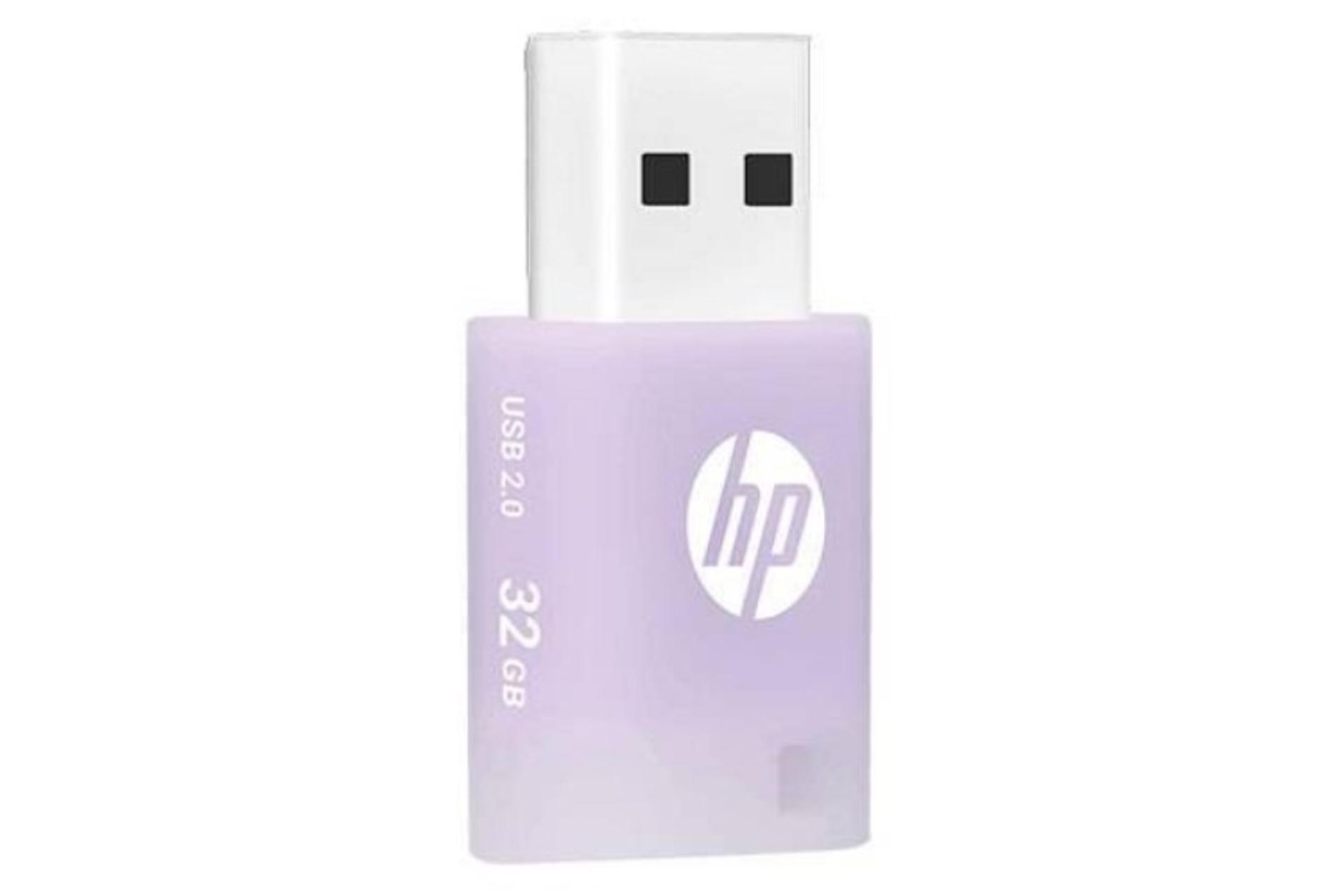 نمای جانبی فلش مموری اچ‌ پی مدل v168 ظرفیت 32 گیگابایت USB 2.0