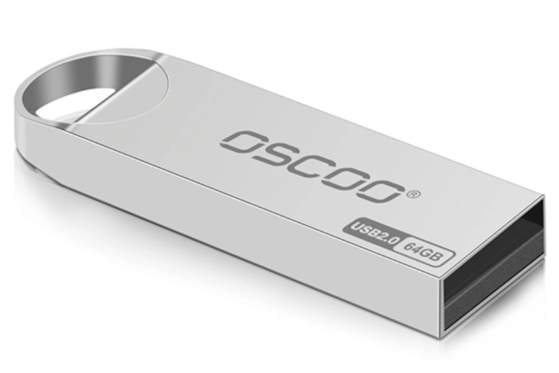 نمای جانبی فلش مموری اسکو مدل Taurus R002 ظرفیت 8 گیگابایت USB 2.0