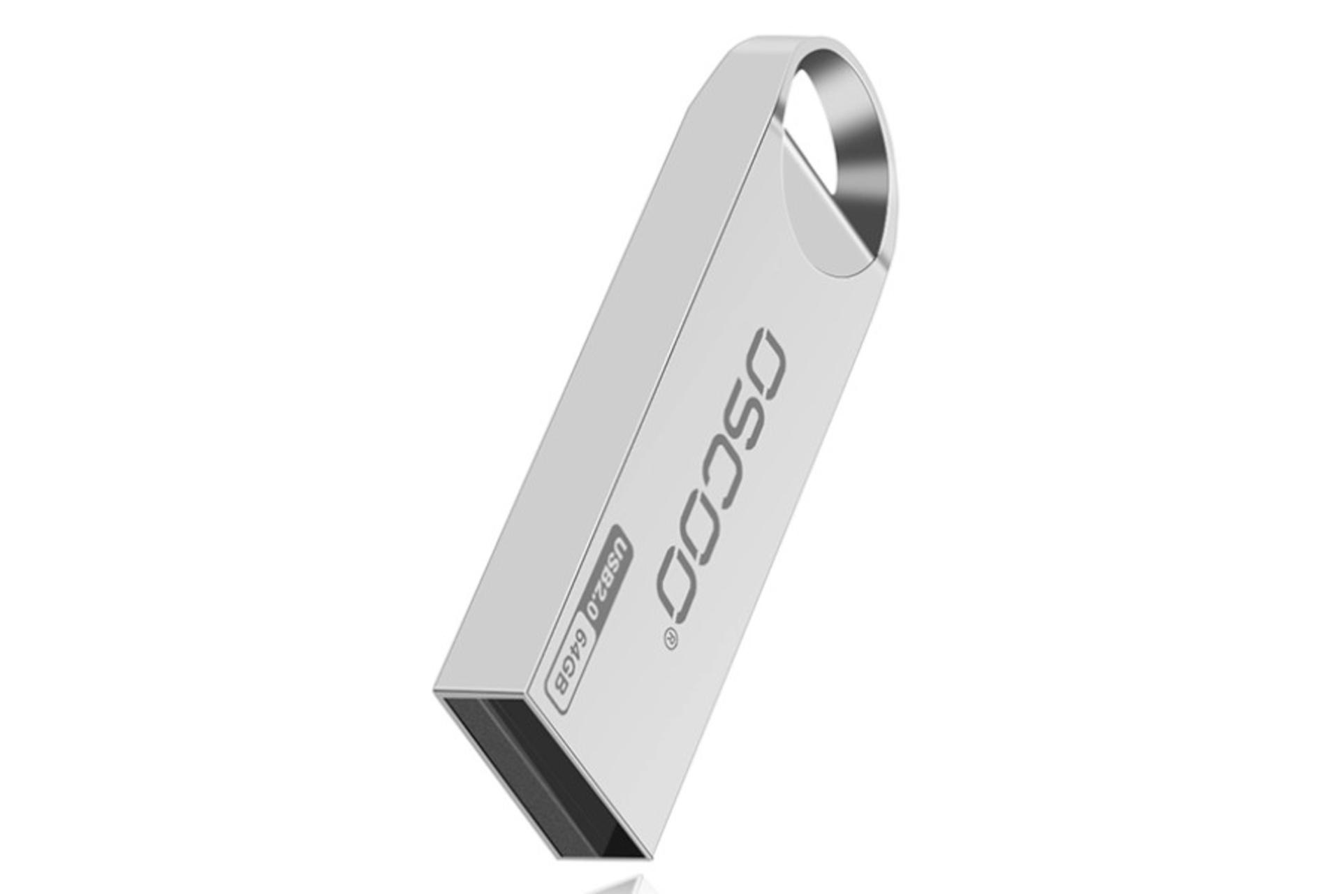 نمای چپ فلش مموری اسکو مدل Taurus R002 ظرفیت 8 گیگابایت USB 2.0