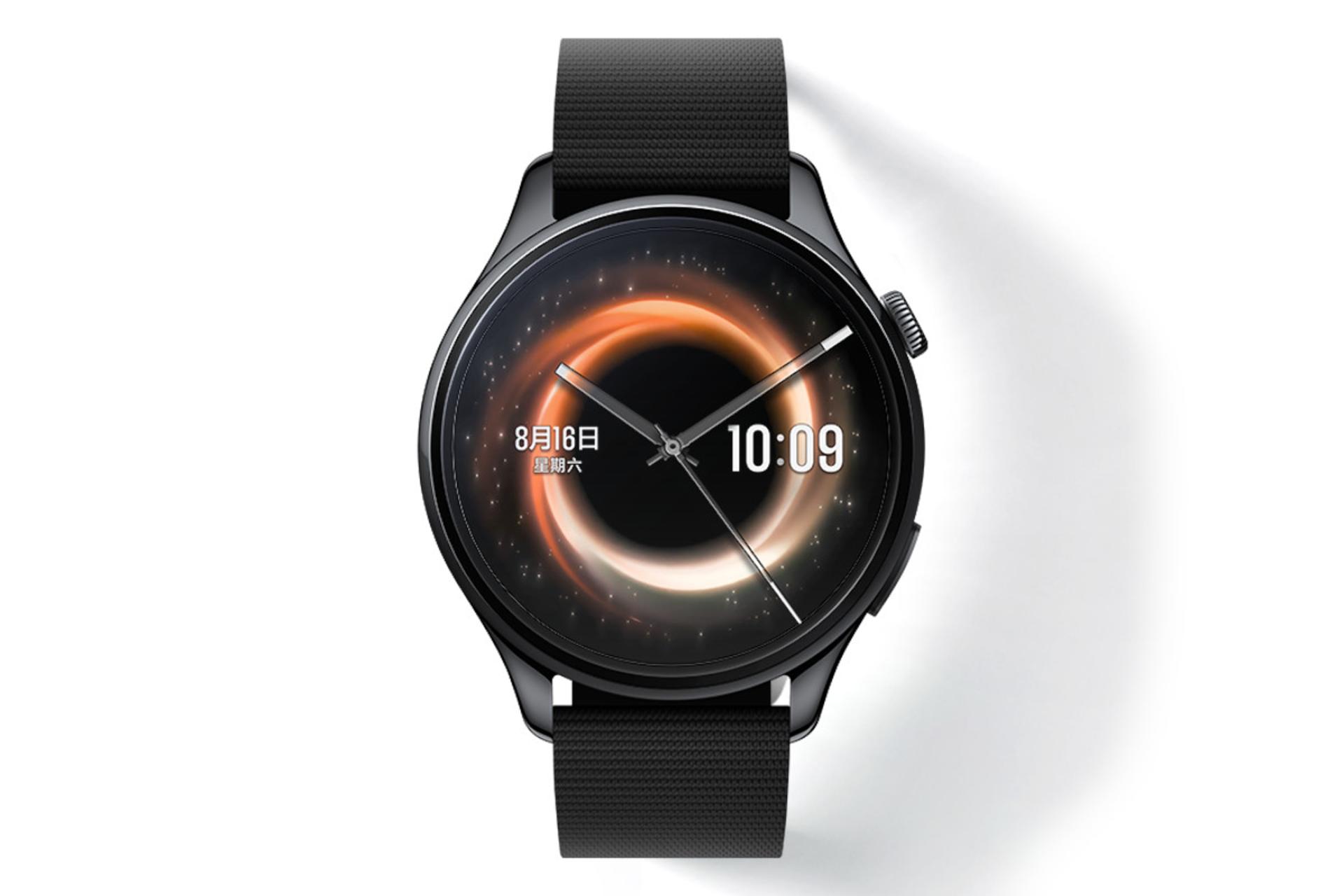 ساعت هوشمند واچ 5 شیائومی مشکی از نمای روبرو / Xiaomi Watch 5