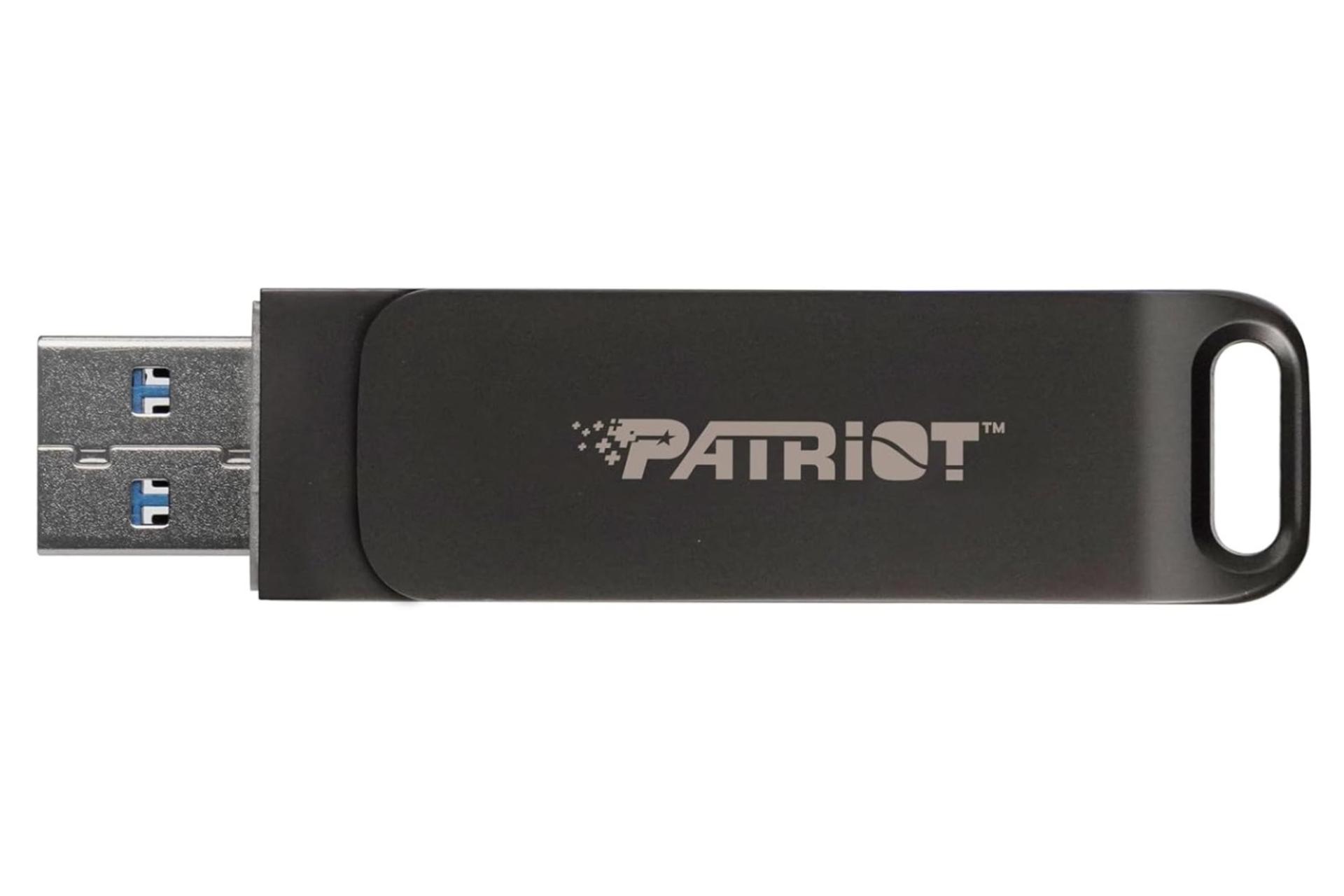 نمای پشت فلش مموری پاتریوت مدل Rage R550 ظرفیت 64 گیگابایت USB 3.2 GEN 1