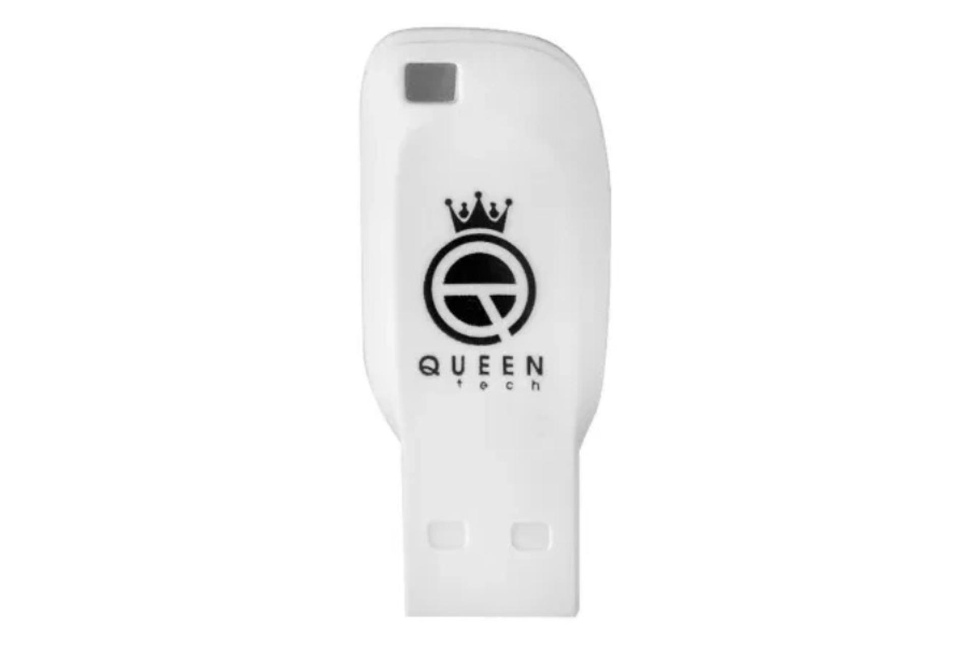 نمای رو به رو فلش مموری  کوئین تک Queen Tech مدل 102 ظرفیت 16 گیگابایت 2.0 USB