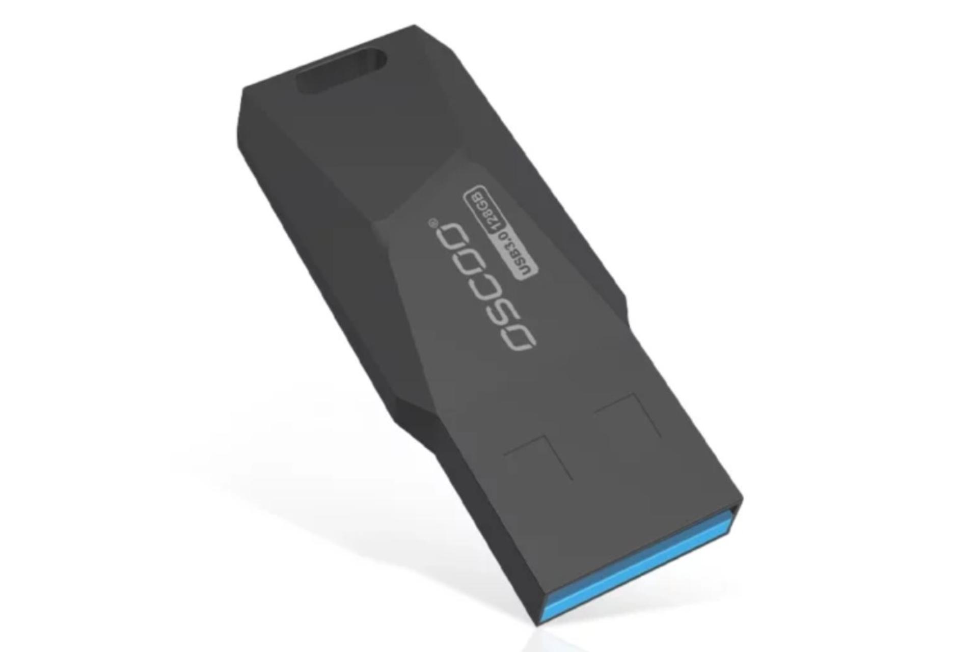 نمای چپ فلش مموری اسکو مدل Leo K006 ظرفیت 16 گیگابایت USB 3.0 Gen1