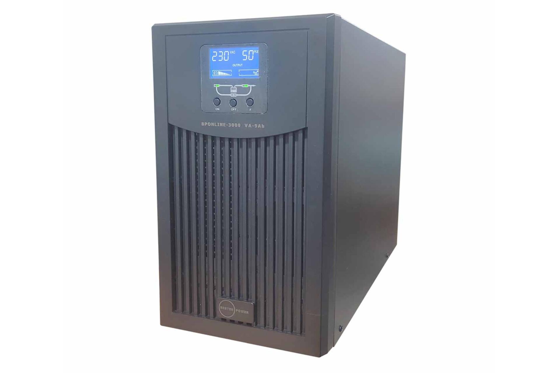 ابعاد و اندازه یو پی اس بستن پاور مدل BPONLINE-3000VA-9Ah با ظرفیت 3000 ولت آمپر